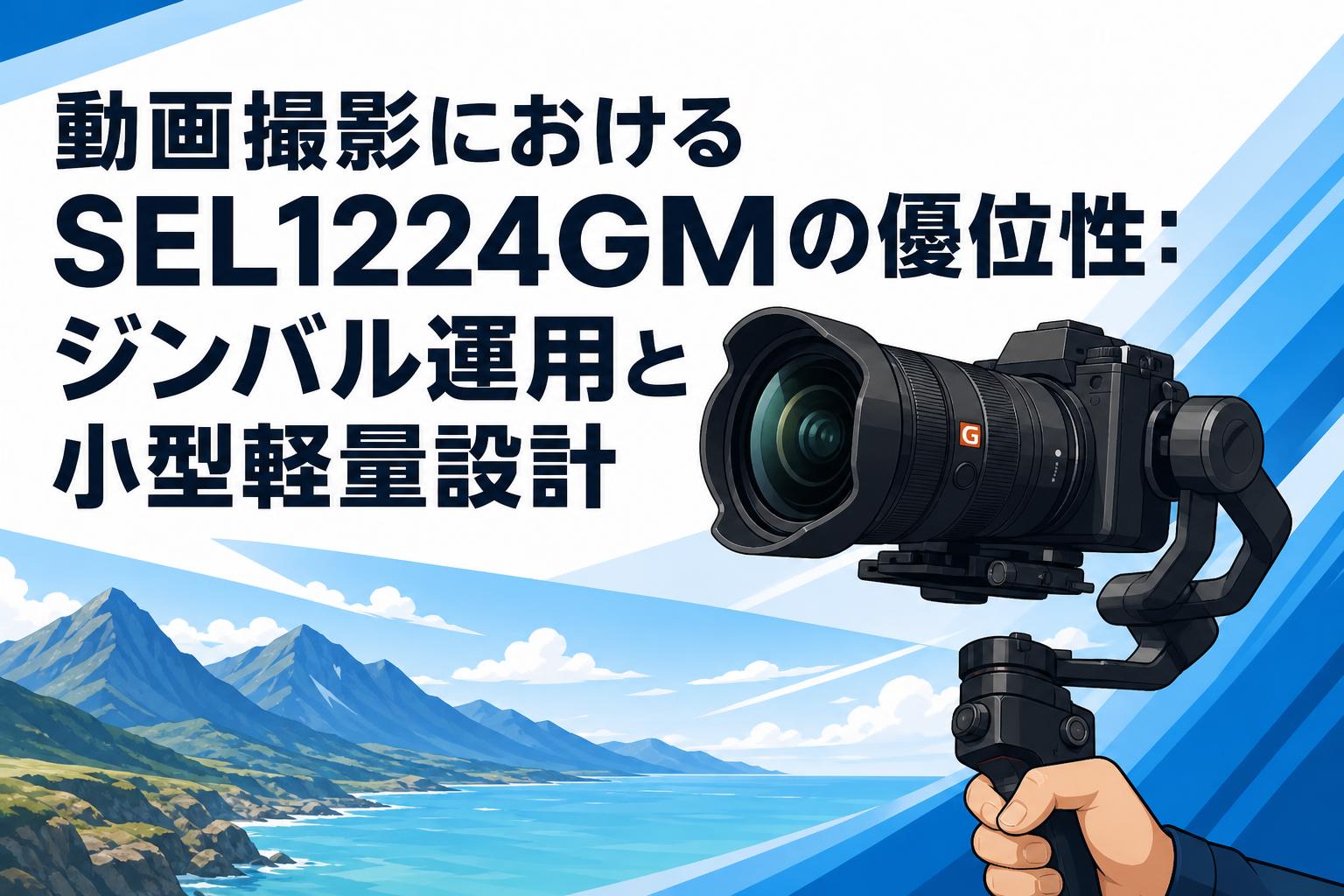 動画撮影におけるSEL1224GMの優位性：ジンバル運用と小型軽量設計