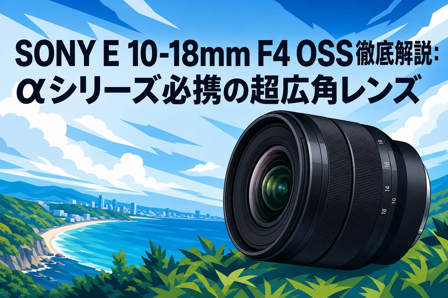 SONY E 10-18mm F4 OSS徹底解説：αシリーズ必携の超広角レンズ