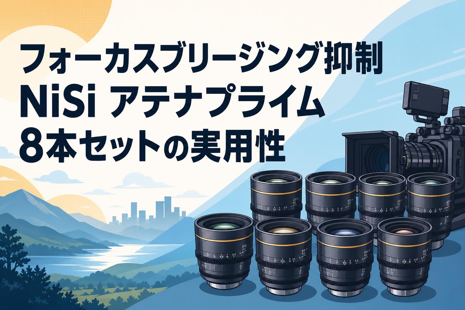 フォーカスブリージング抑制 NiSi アテナプライム8本セットの実用性