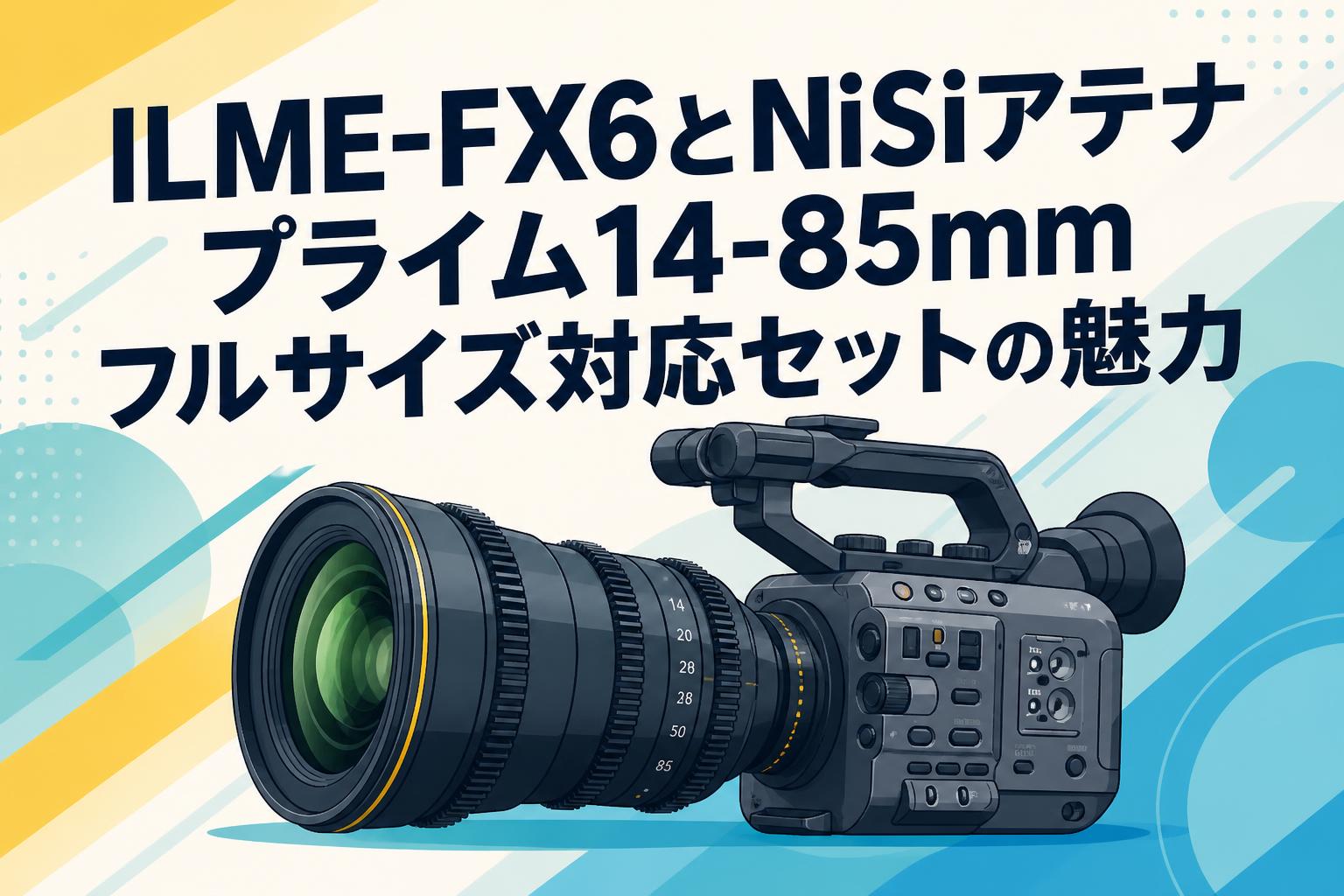 ILME-FX6とNiSiアテナプライム14-85mmフルサイズ対応セットの魅力