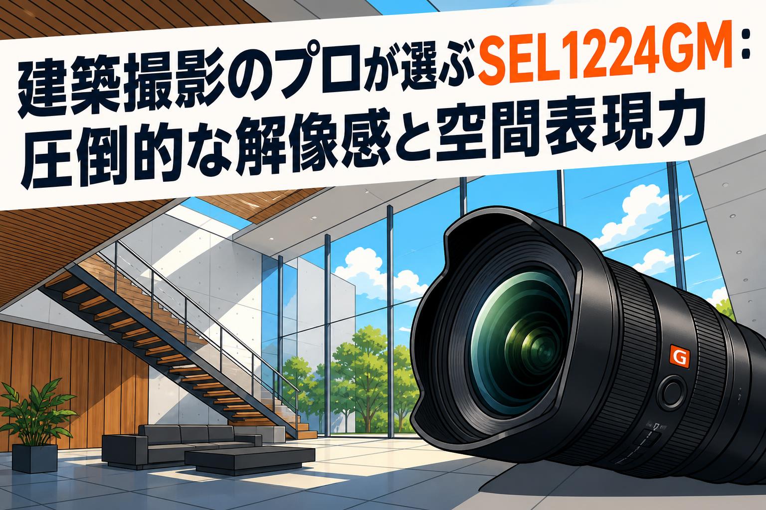 建築撮影のプロが選ぶSEL1224GM：圧倒的な解像感と空間表現力