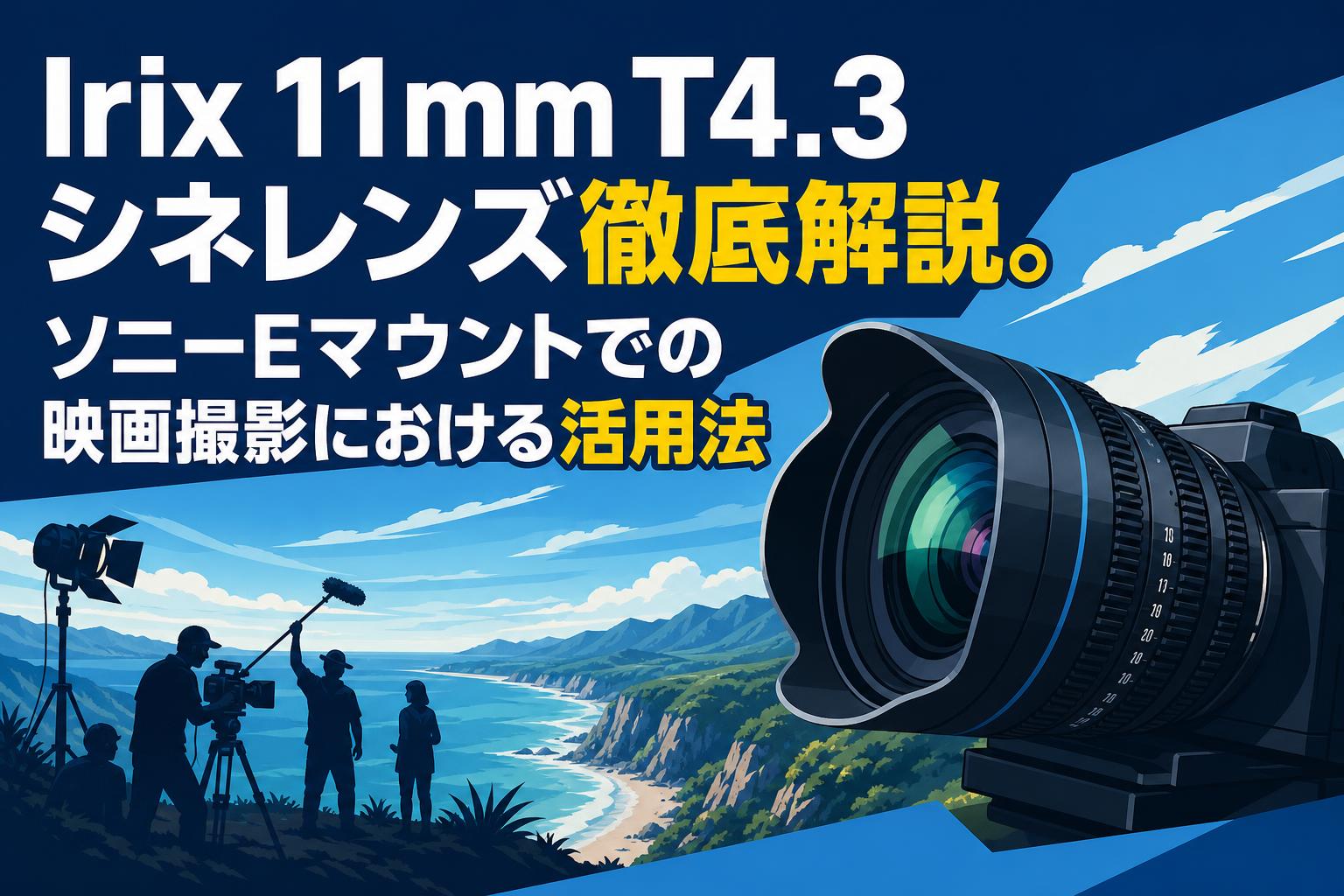 Irix 11mm T4.3 シネレンズ徹底解説。ソニーEマウントでの映画撮影における活用法