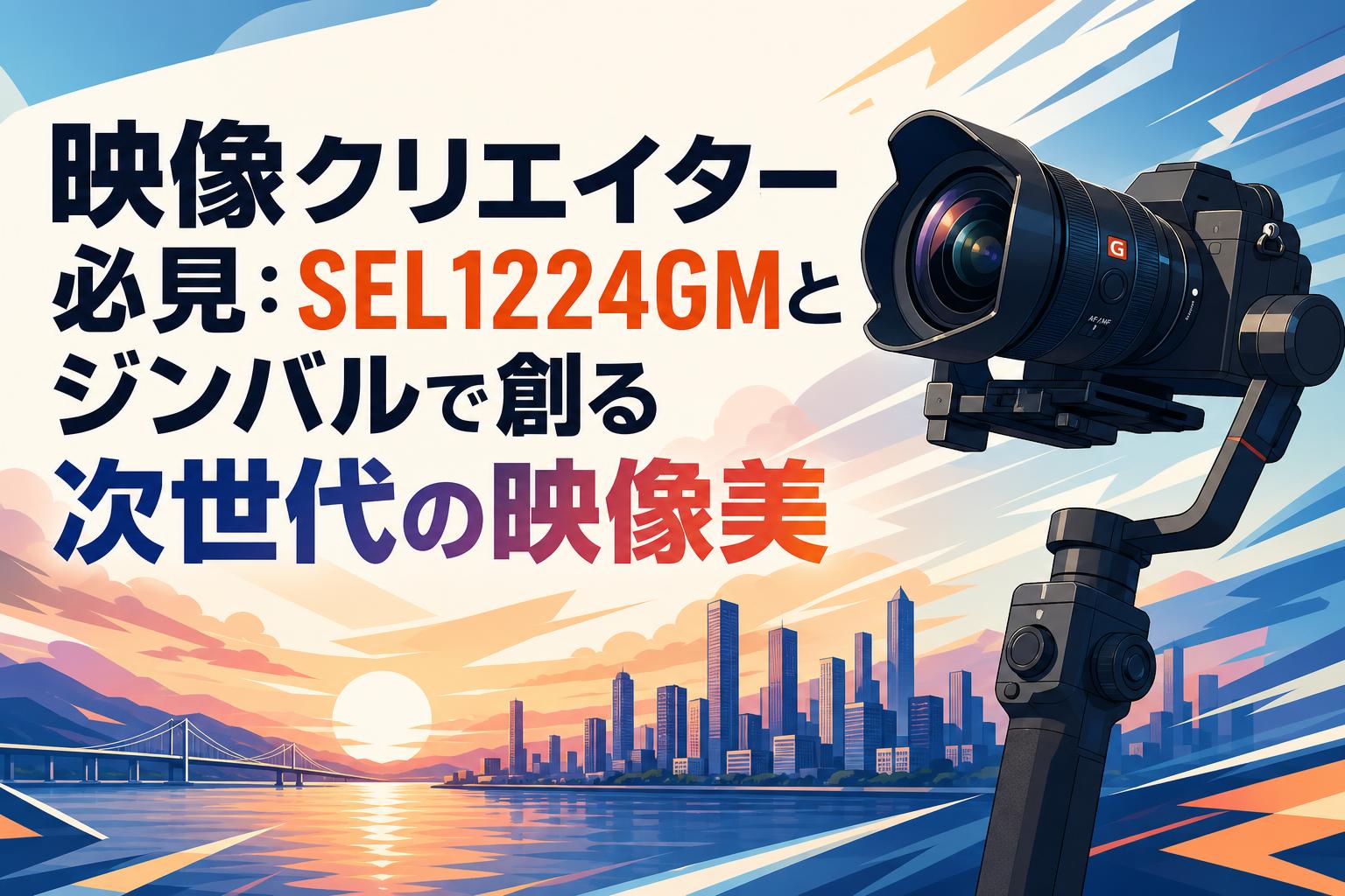映像クリエイター必見：SEL1224GMとジンバルで創る次世代の映像美