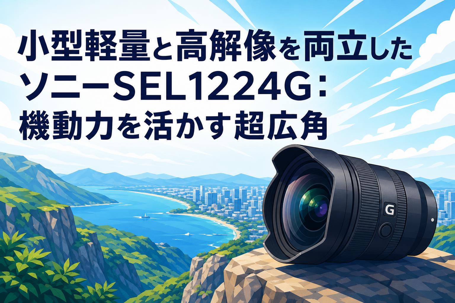 小型軽量と高解像を両立したソニーSEL1224G：機動力を活かす超広角