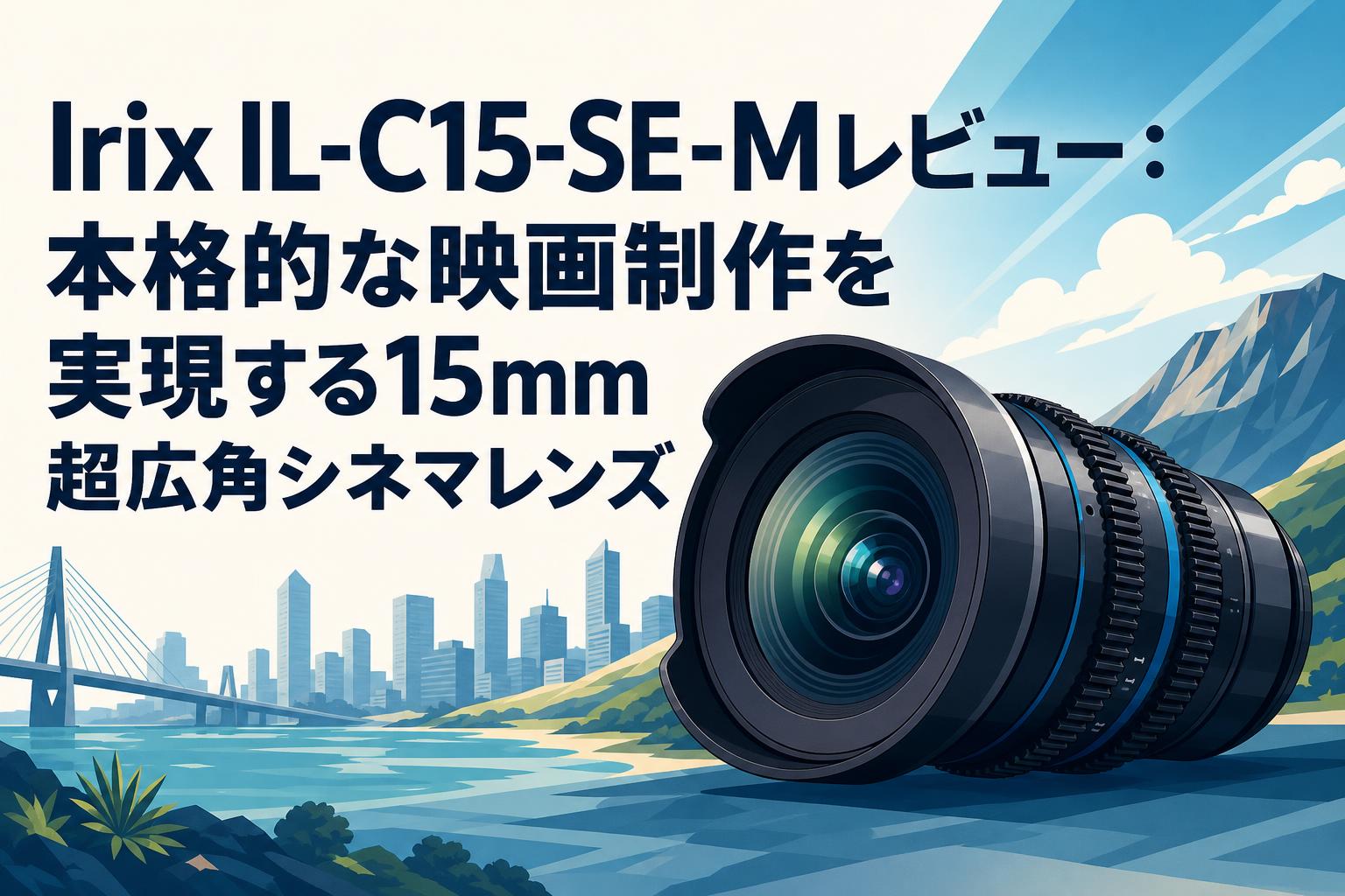 Irix IL-C15-SE-Mレビュー：本格的な映画制作を実現する15mm超広角シネマレンズ