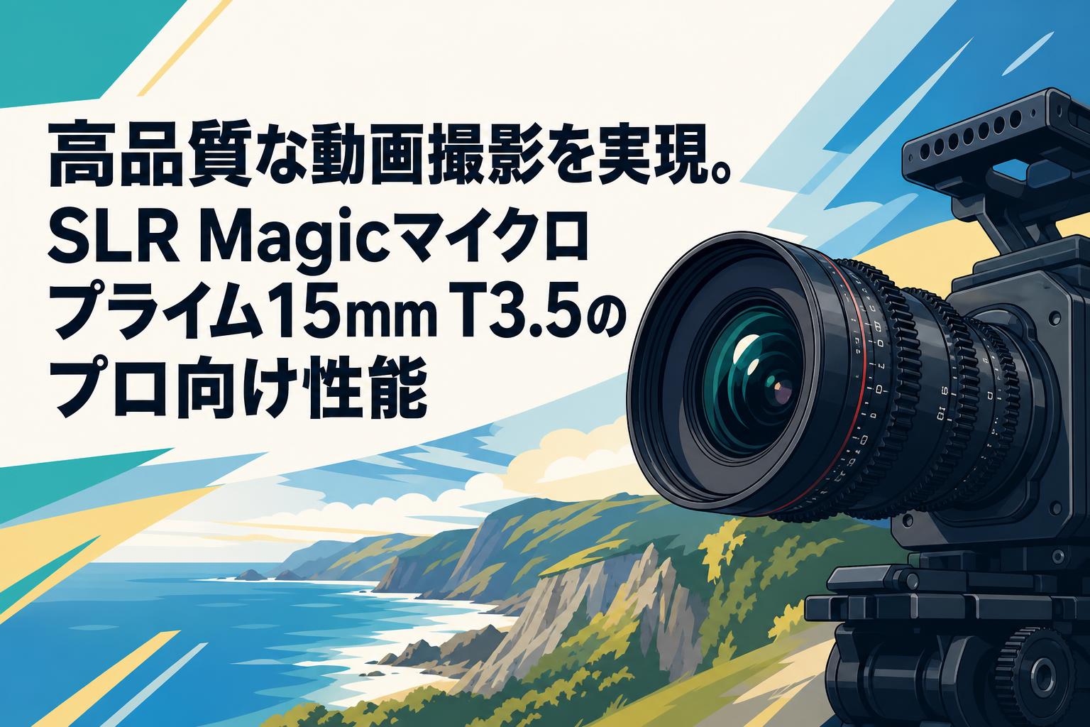 高品質な動画撮影を実現。SLR Magicマイクロプライム15mm T3.5のプロ向け性能