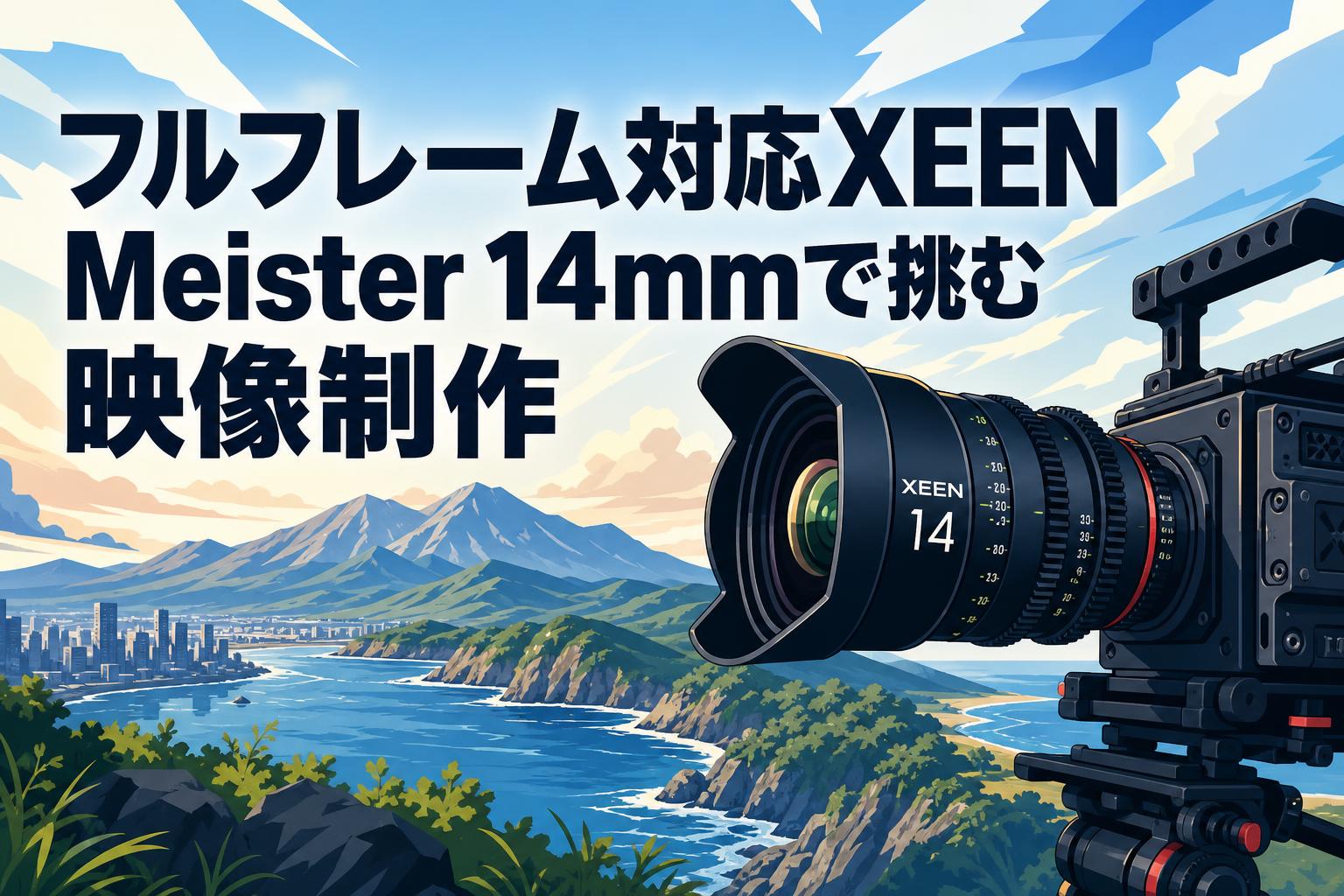 フルフレーム対応XEEN Meister 14mmで挑む映像制作