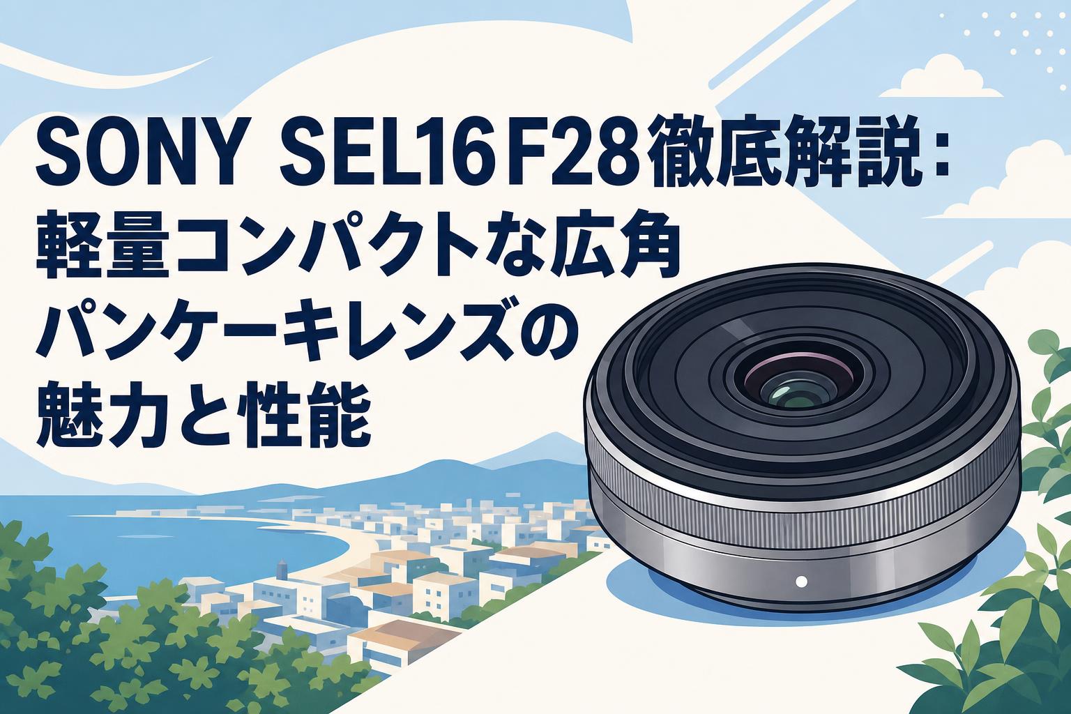SONY SEL16F28徹底解説：軽量コンパクトな広角パンケーキレンズの魅力と性能
