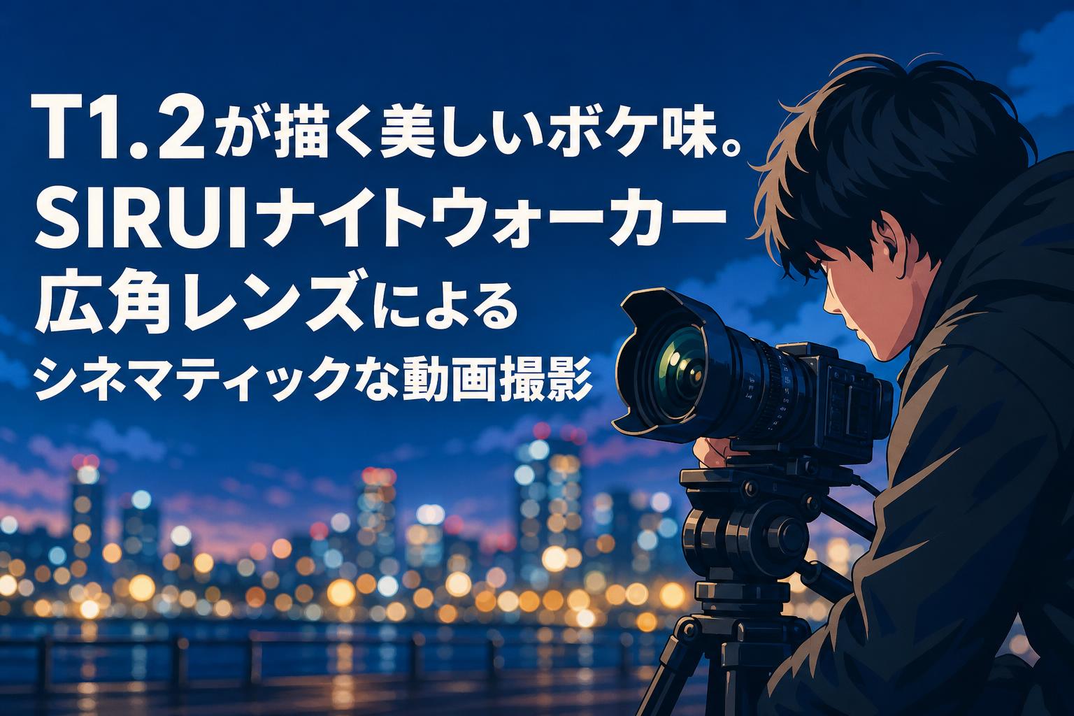 T1.2が描く美しいボケ味。SIRUIナイトウォーカー広角レンズによるシネマティックな動画撮影