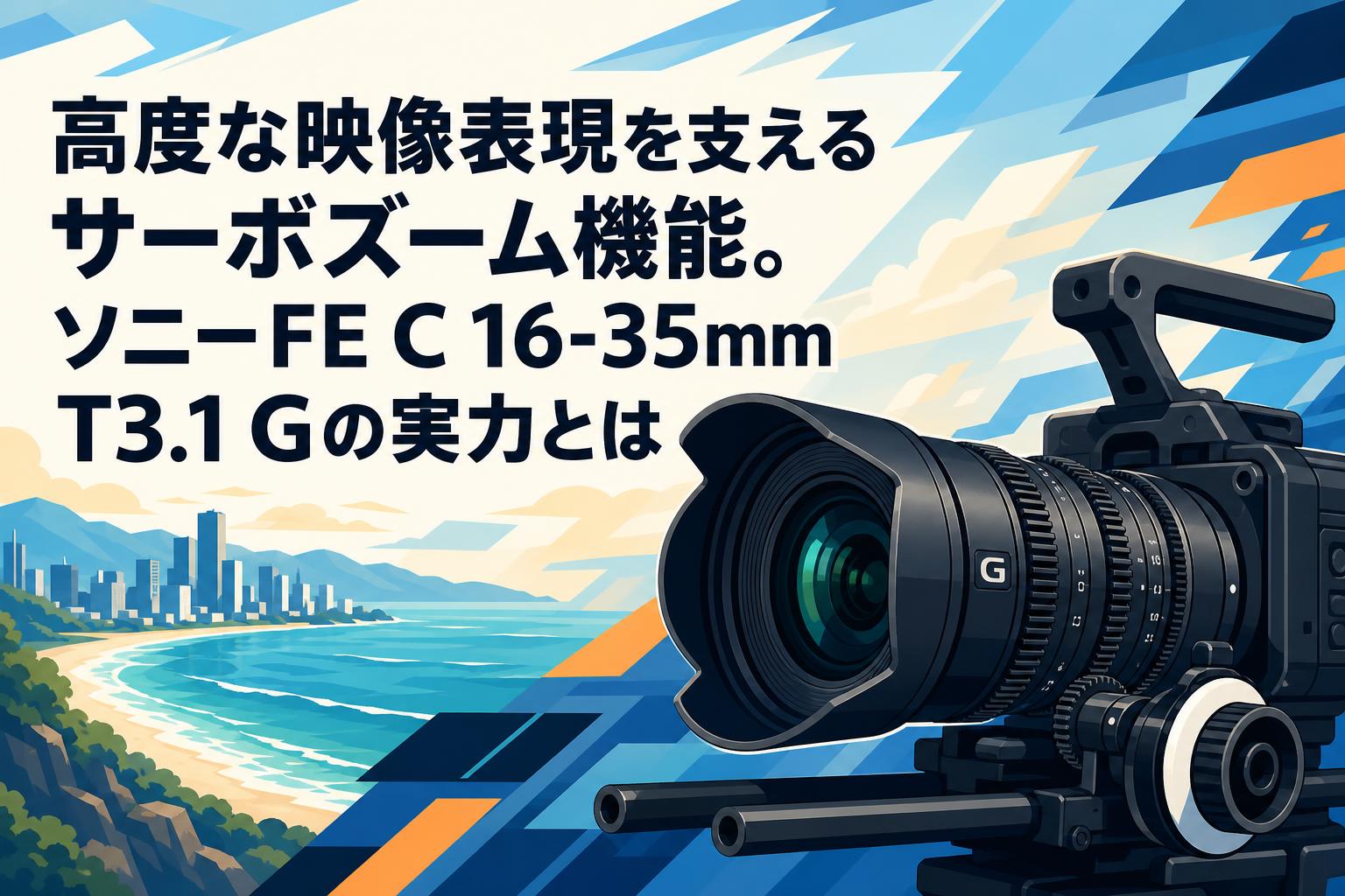 高度な映像表現を支えるサーボズーム機能。ソニーFE C 16-35mm T3.1 Gの実力とは