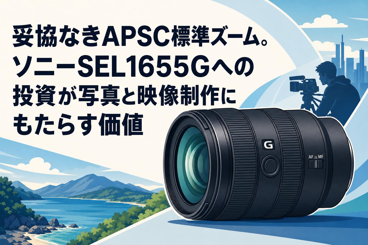 妥協なきAPSC標準ズーム。ソニーSEL1655Gへの投資が写真と映像制作にもたらす価値