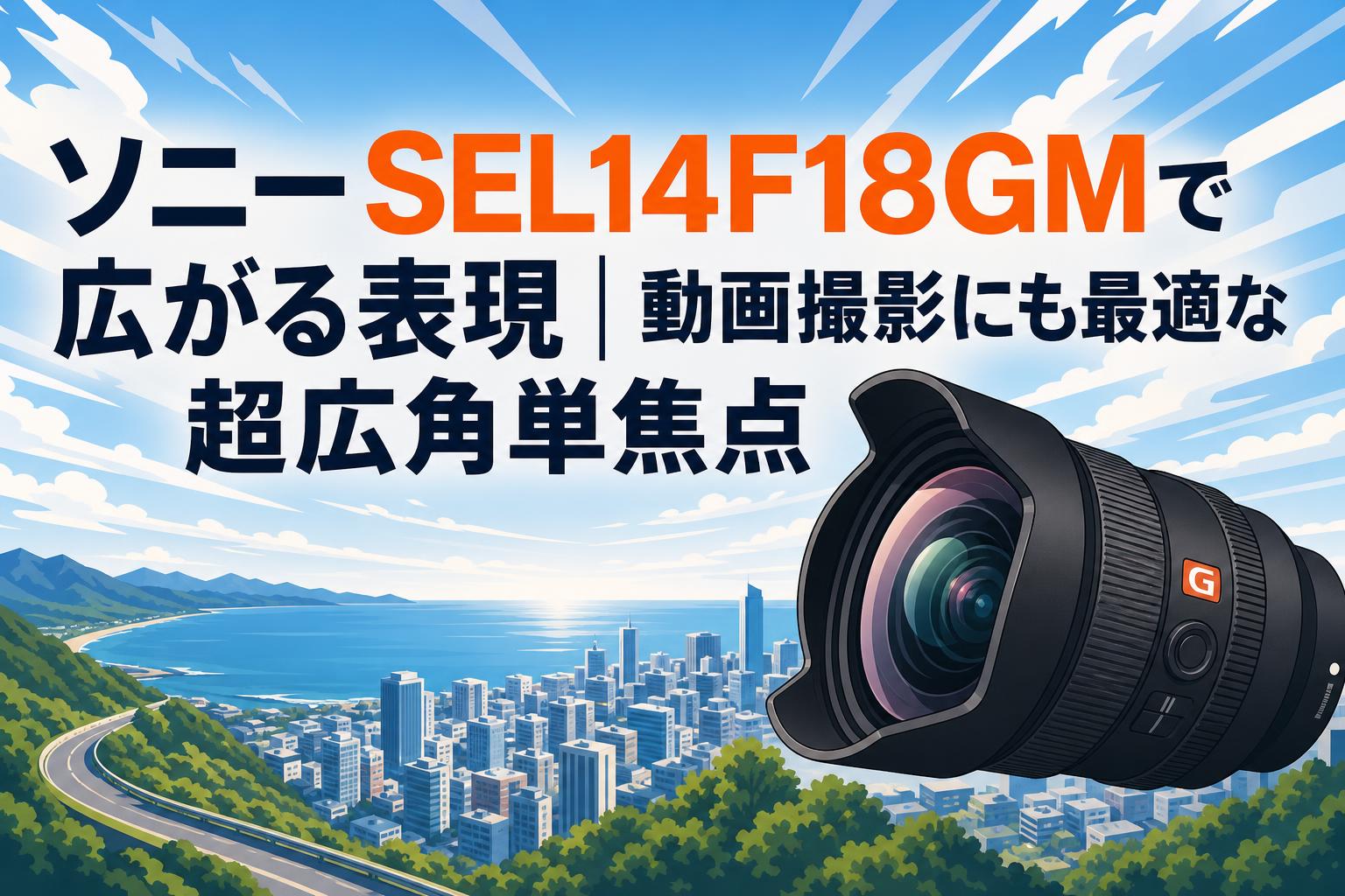 ソニー SEL14F18GMで広がる表現|動画撮影にも最適な超広角単焦点