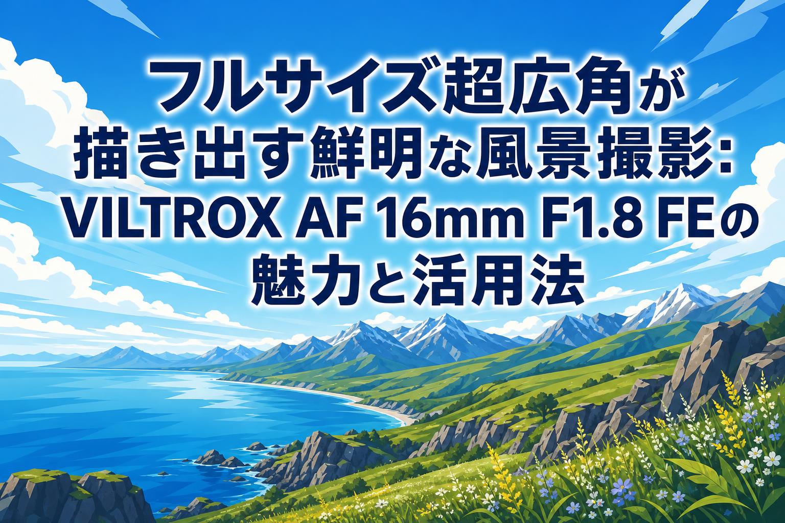 フルサイズ超広角が描き出す鮮明な風景撮影：VILTROX AF 16mm F1.8 FEの魅力と活用法