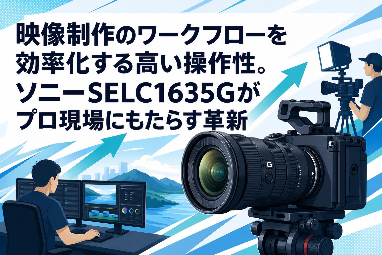 映像制作のワークフローを効率化する高い操作性。ソニーSELC1635Gがプロ現場にもたらす革新