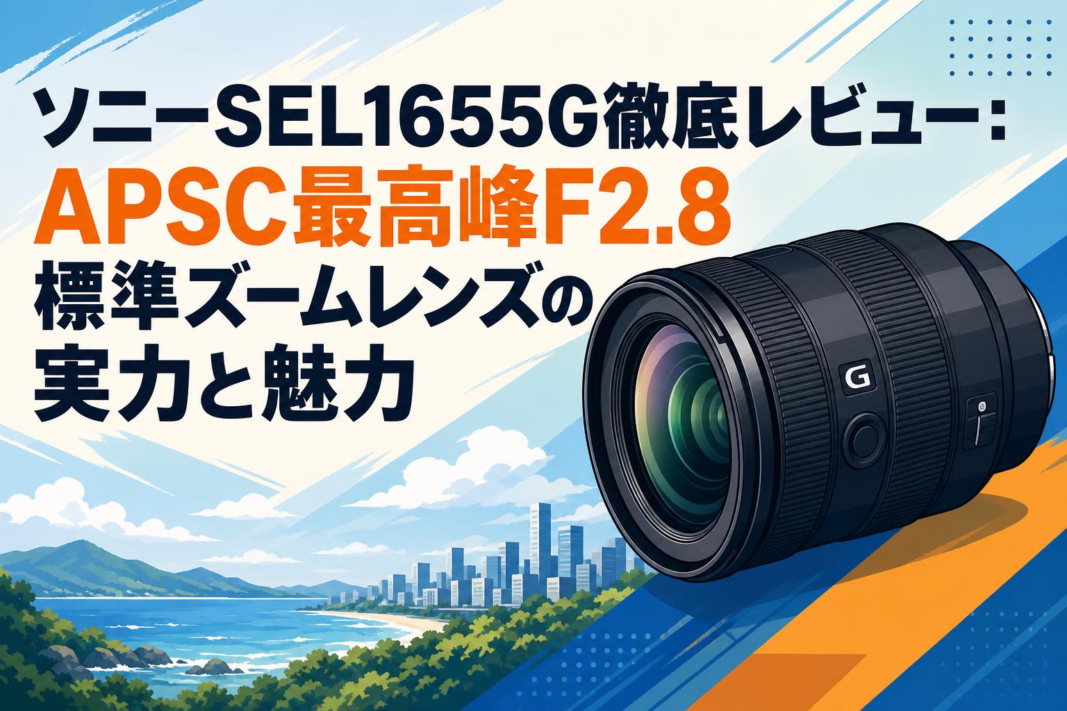 ソニーSEL1655G徹底レビュー：APSC最高峰F2.8標準ズームレンズの実力と魅力