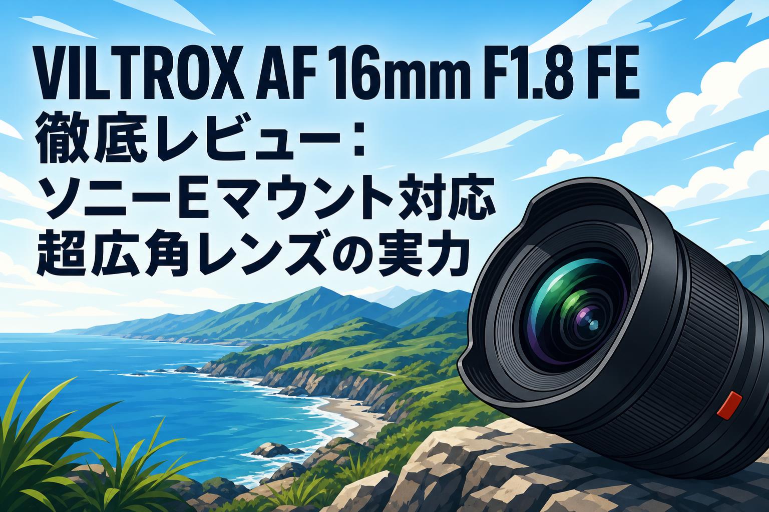 VILTROX AF 16mm F1.8 FE 徹底レビュー：ソニーEマウント対応超広角レンズの実力