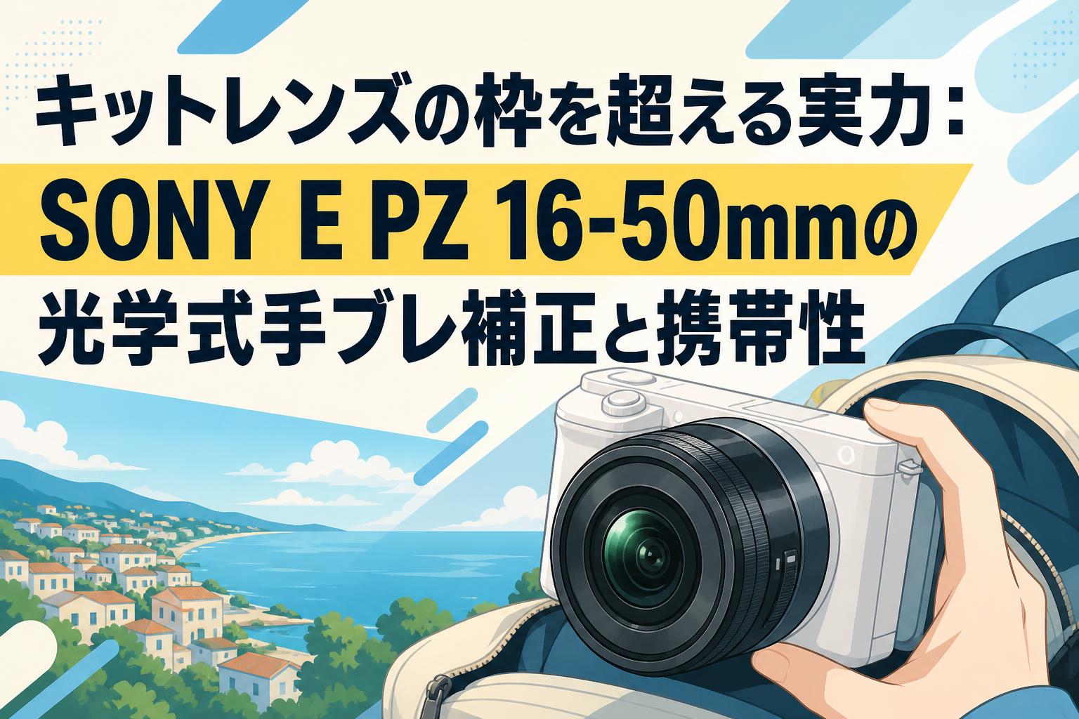 キットレンズの枠を超える実力：SONY E PZ 16-50mmの光学式手ブレ補正と携帯性