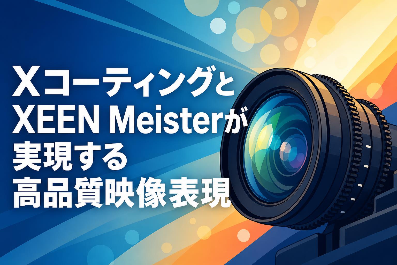XコーティングとXEEN Meisterが実現する高品質映像表現