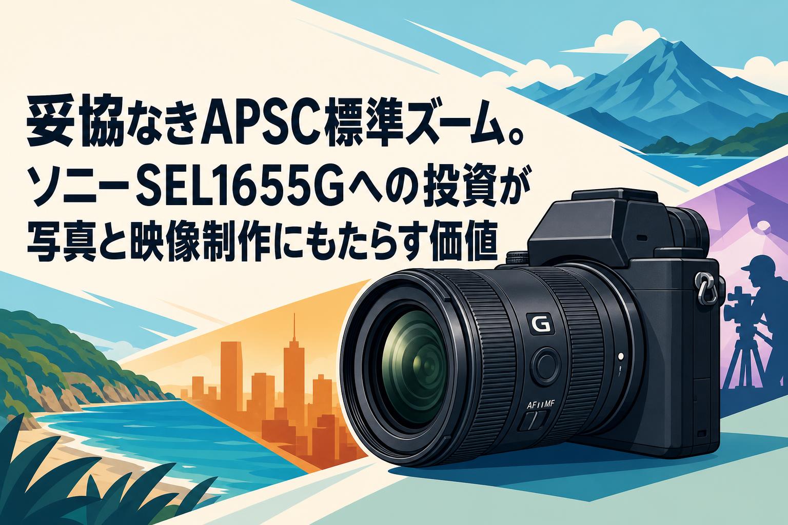 妥協なきAPSC標準ズーム。ソニーSEL1655Gへの投資が写真と映像制作にもたらす価値
