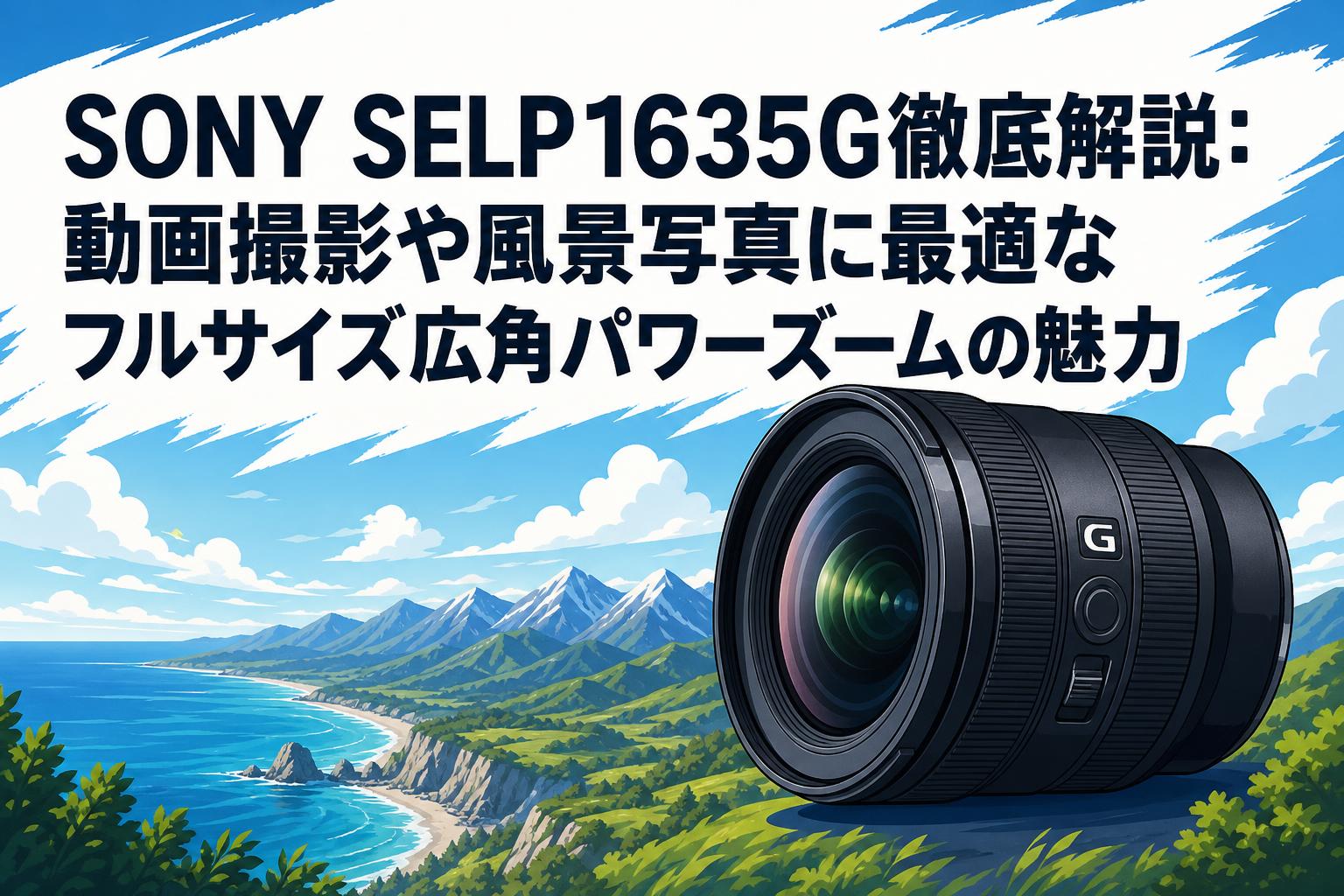 SONY SELP1635G徹底解説：動画撮影や風景写真に最適なフルサイズ広角パワーズームの魅力