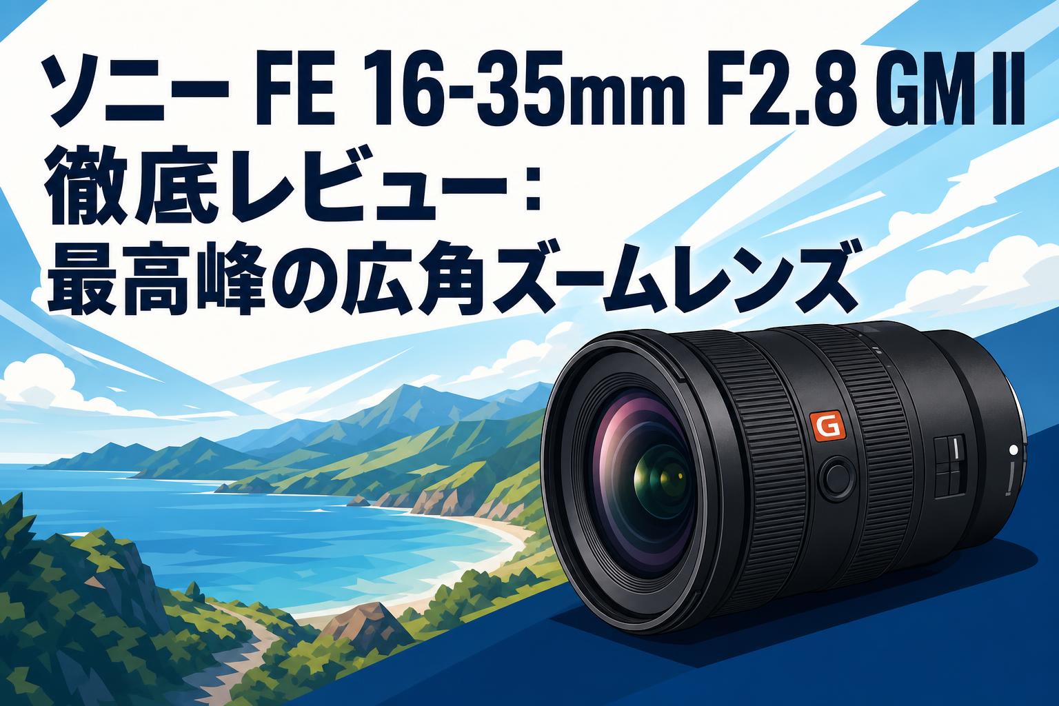 ソニー FE 16-35mm F2.8 GM II 徹底レビュー：最高峰の広角ズームレンズ