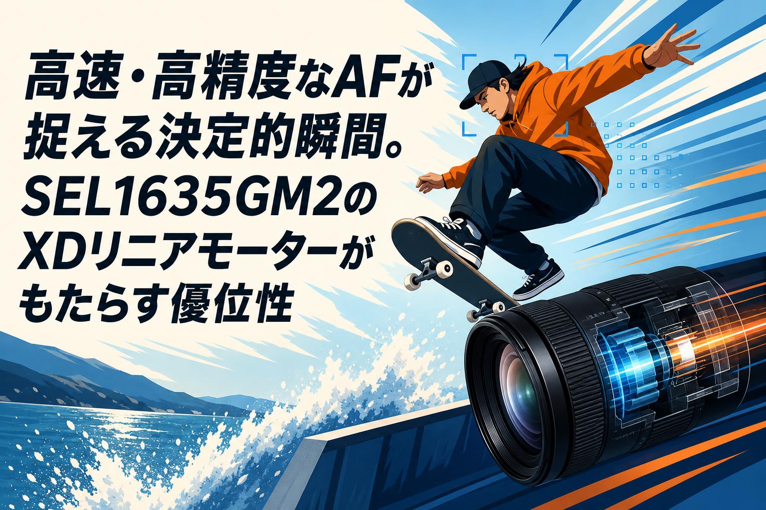 高速・高精度なAFが捉える決定的瞬間。SEL1635GM2のXDリニアモーターがもたらす優位性