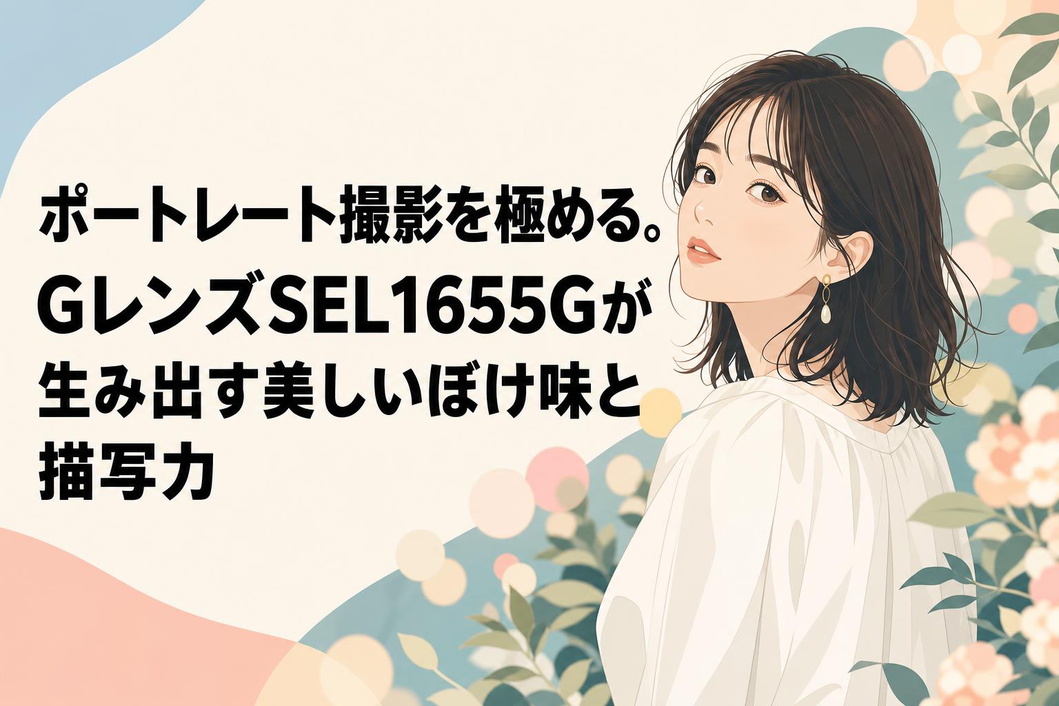 ポートレート撮影を極める。GレンズSEL1655Gが生み出す美しいぼけ味と描写力