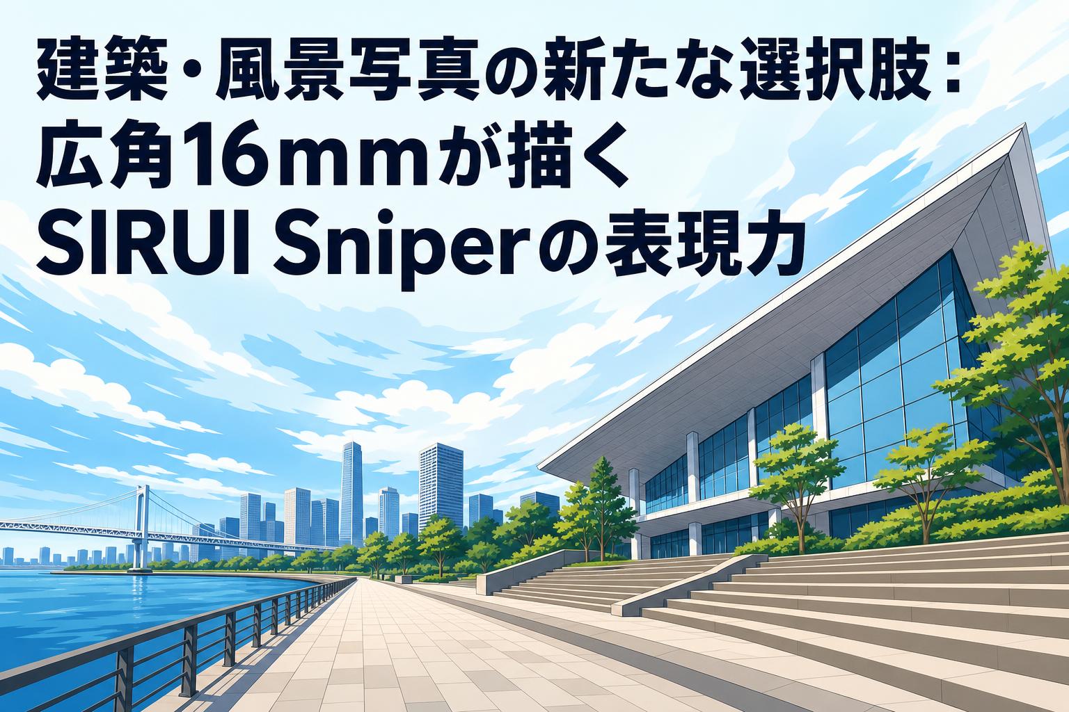 建築・風景写真の新たな選択肢：広角16mmが描くSIRUI Sniperの表現力