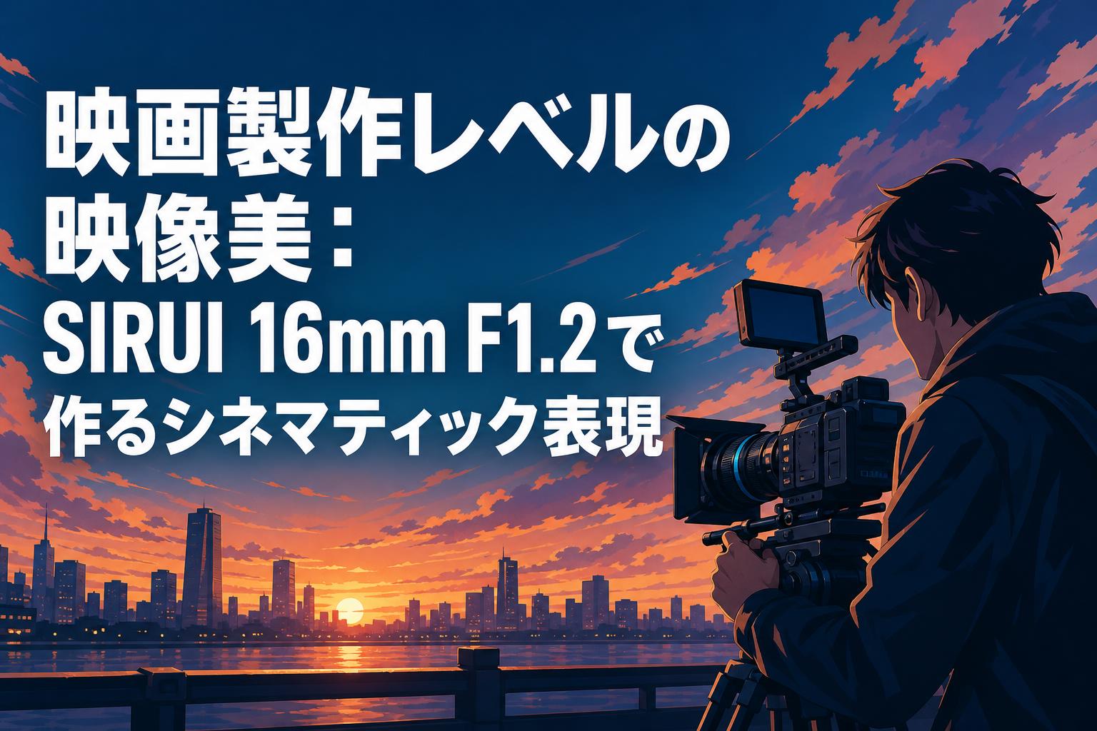 映画製作レベルの映像美：SIRUI 16mm F1.2で作るシネマティック表現