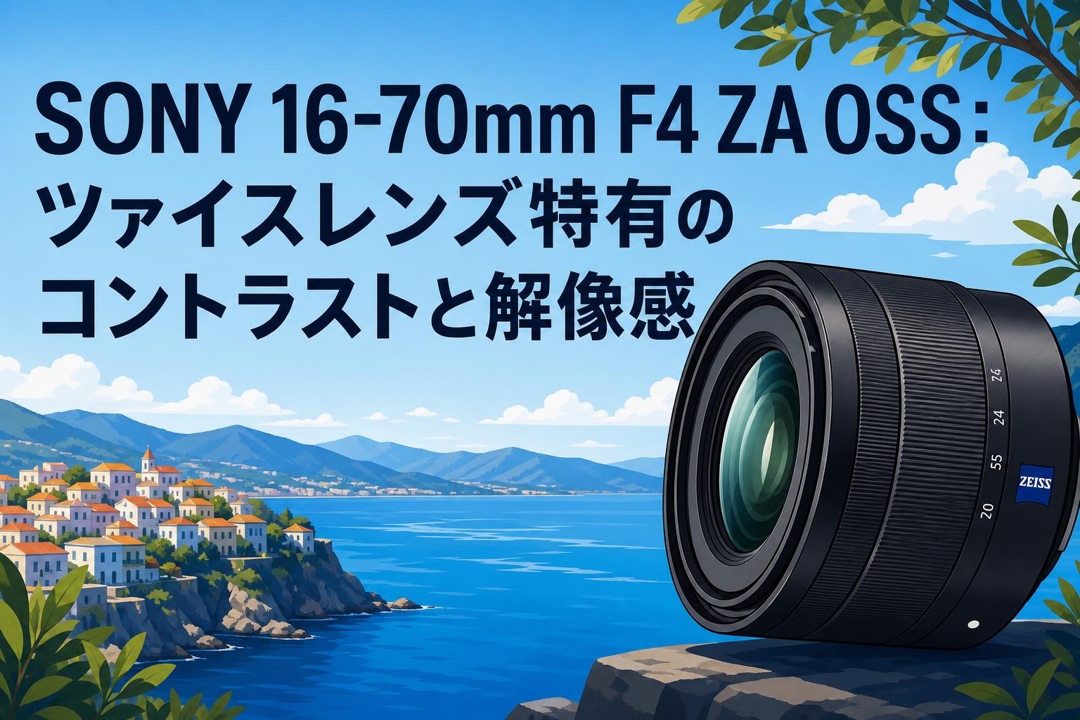 SONY 16-70mm F4 ZA OSS：ツァイスレンズ特有のコントラストと解像感
