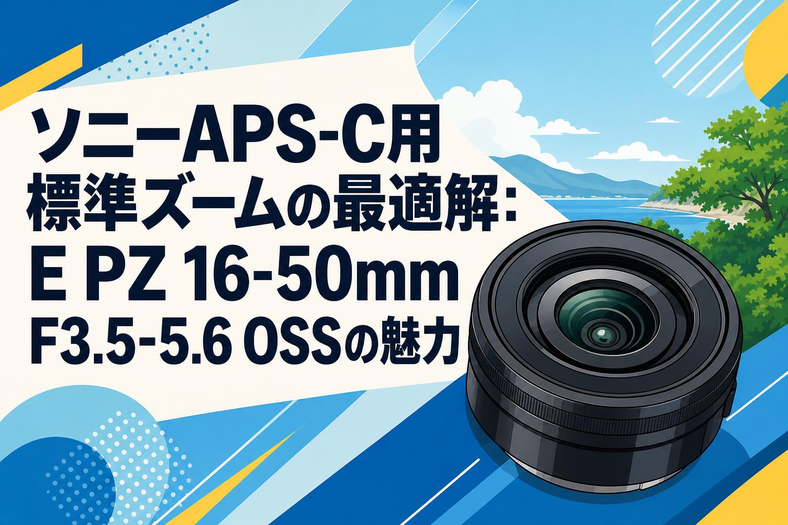ソニーAPS-C用標準ズームの最適解：E PZ 16-50mm F3.5-5.6 OSSの魅力