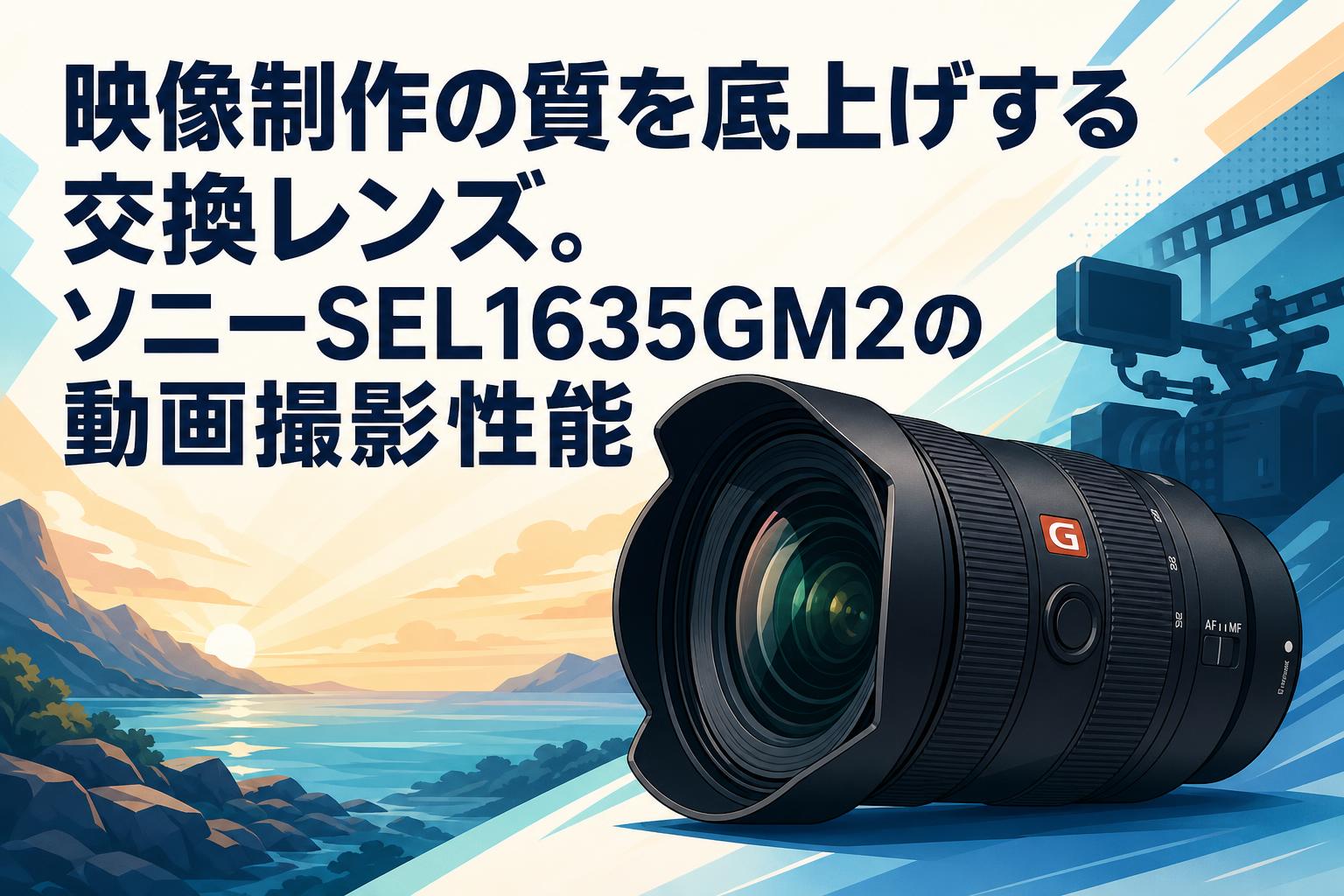 映像制作の質を底上げする交換レンズ。ソニーSEL1635GM2の動画撮影性能