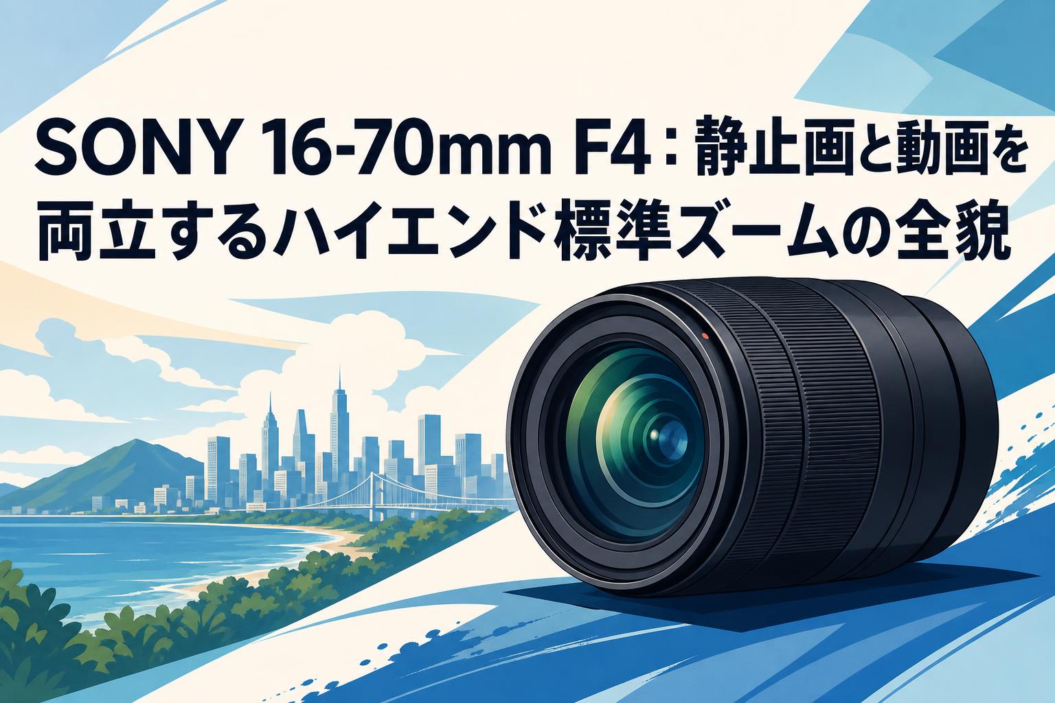 SONY 16-70mm F4：静止画と動画を両立するハイエンド標準ズームの全貌
