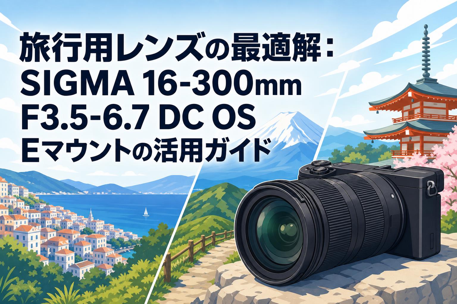 旅行用レンズの最適解：SIGMA 16-300mm F3.5-6.7 DC OS Eマウントの活用ガイド