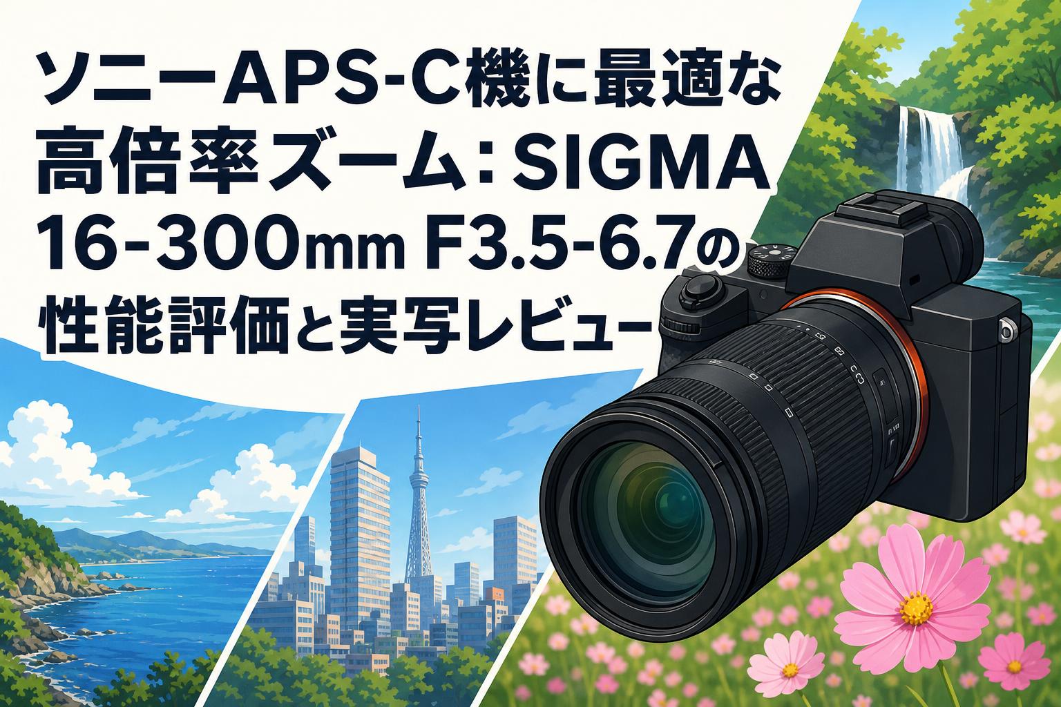 ソニーAPS-C機に最適な高倍率ズーム：SIGMA 16-300mm F3.5-6.7の性能評価と実写レビュー