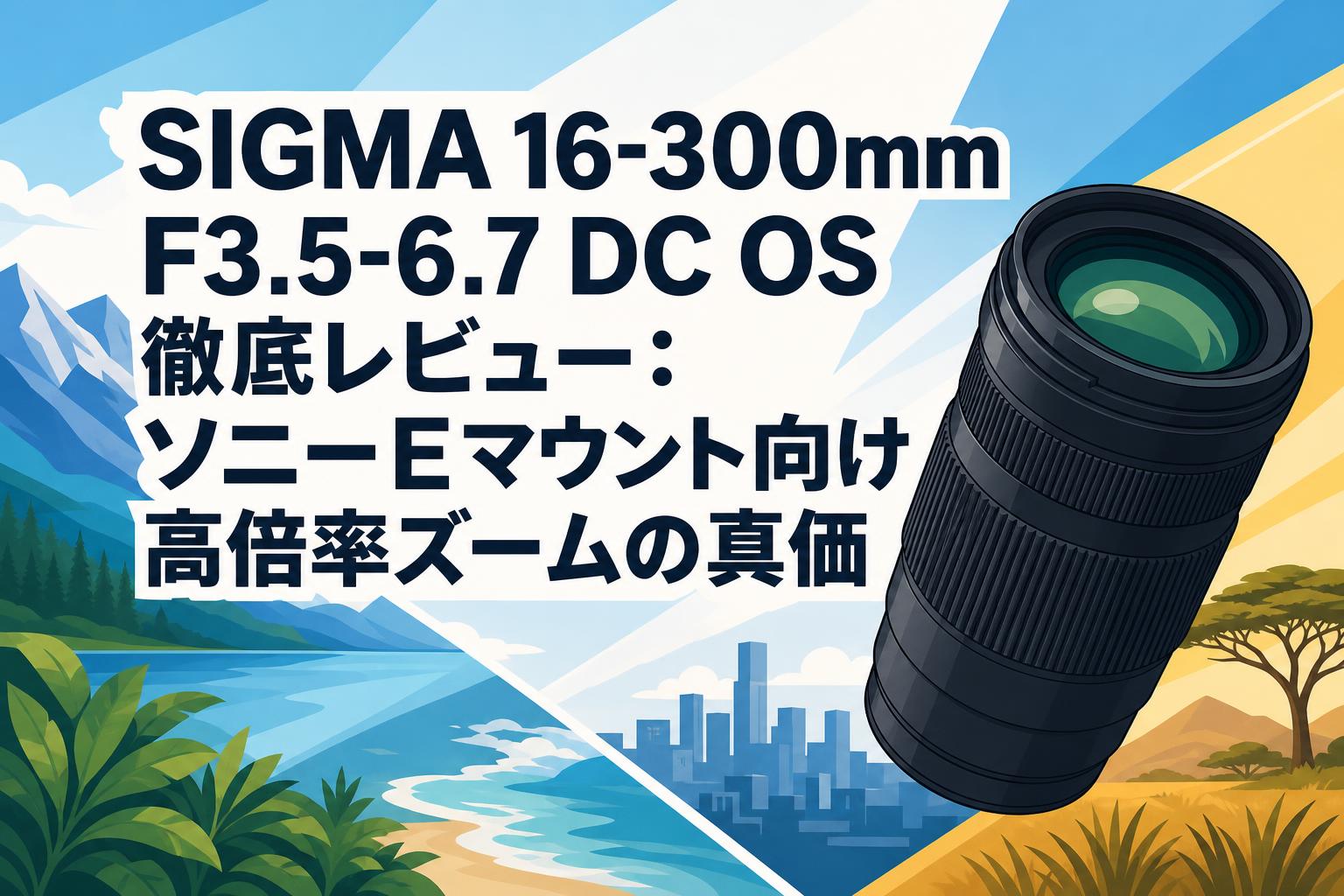 SIGMA 16-300mm F3.5-6.7 DC OS 徹底レビュー：ソニーEマウント向け高倍率ズームの真価