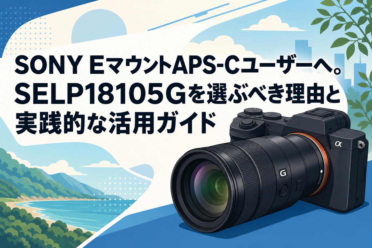 SONY EマウントAPS-Cユーザーへ。SELP18105Gを選ぶべき理由と実践的な活用ガイド