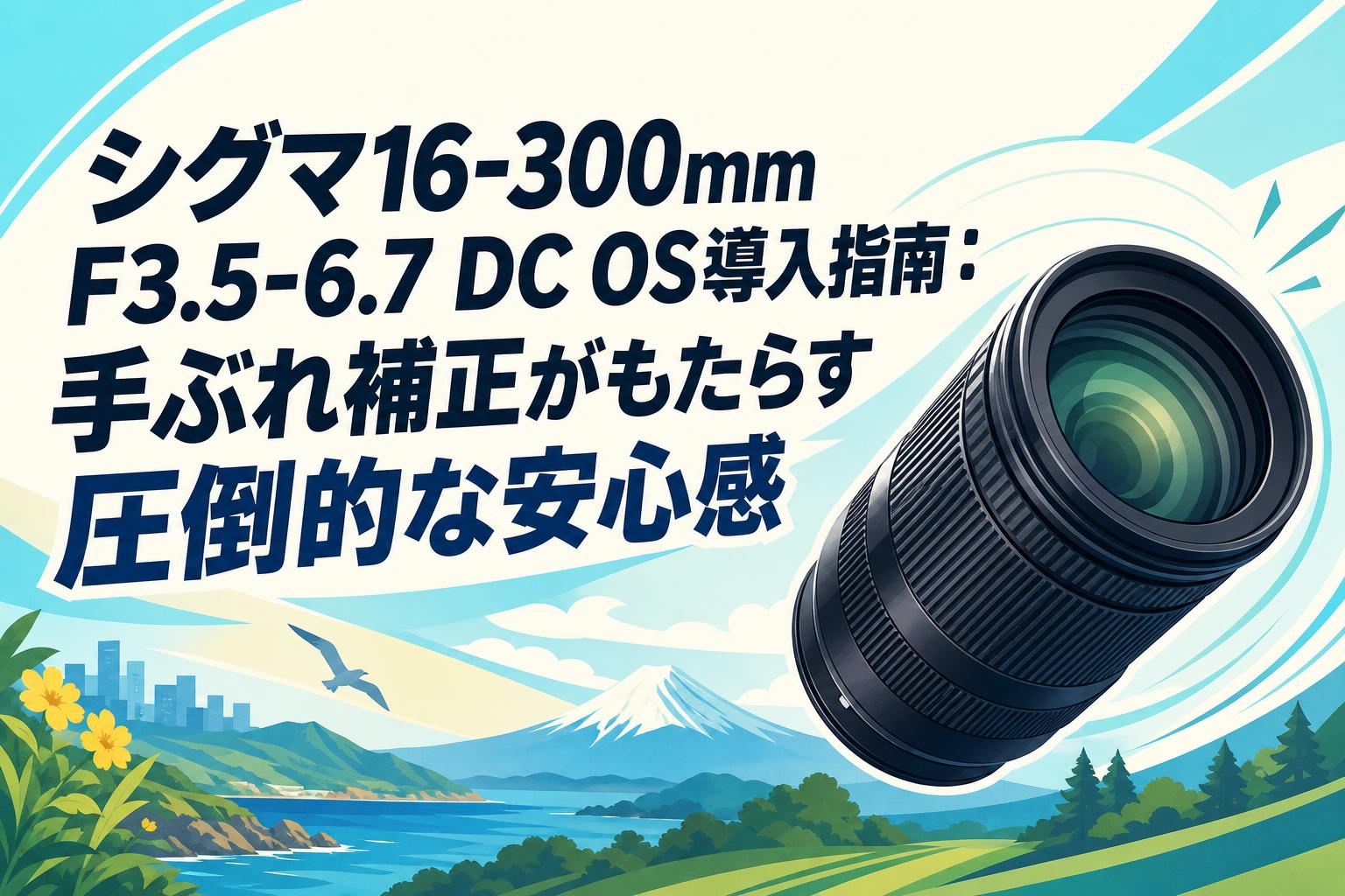 シグマ16-300mm F3.5-6.7 DC OS導入指南：手ぶれ補正がもたらす圧倒的な安心感
