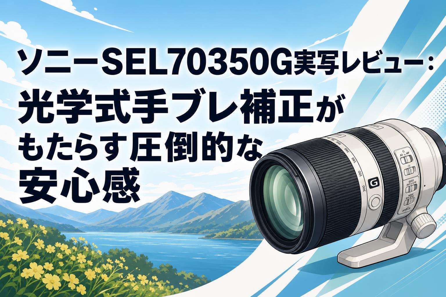 ソニーSEL70350G実写レビュー：光学式手ブレ補正がもたらす圧倒的な安心感