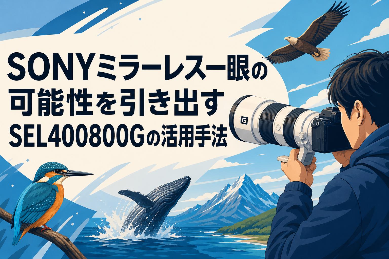 SONYミラーレス一眼の可能性を引き出すSEL400800Gの活用手法