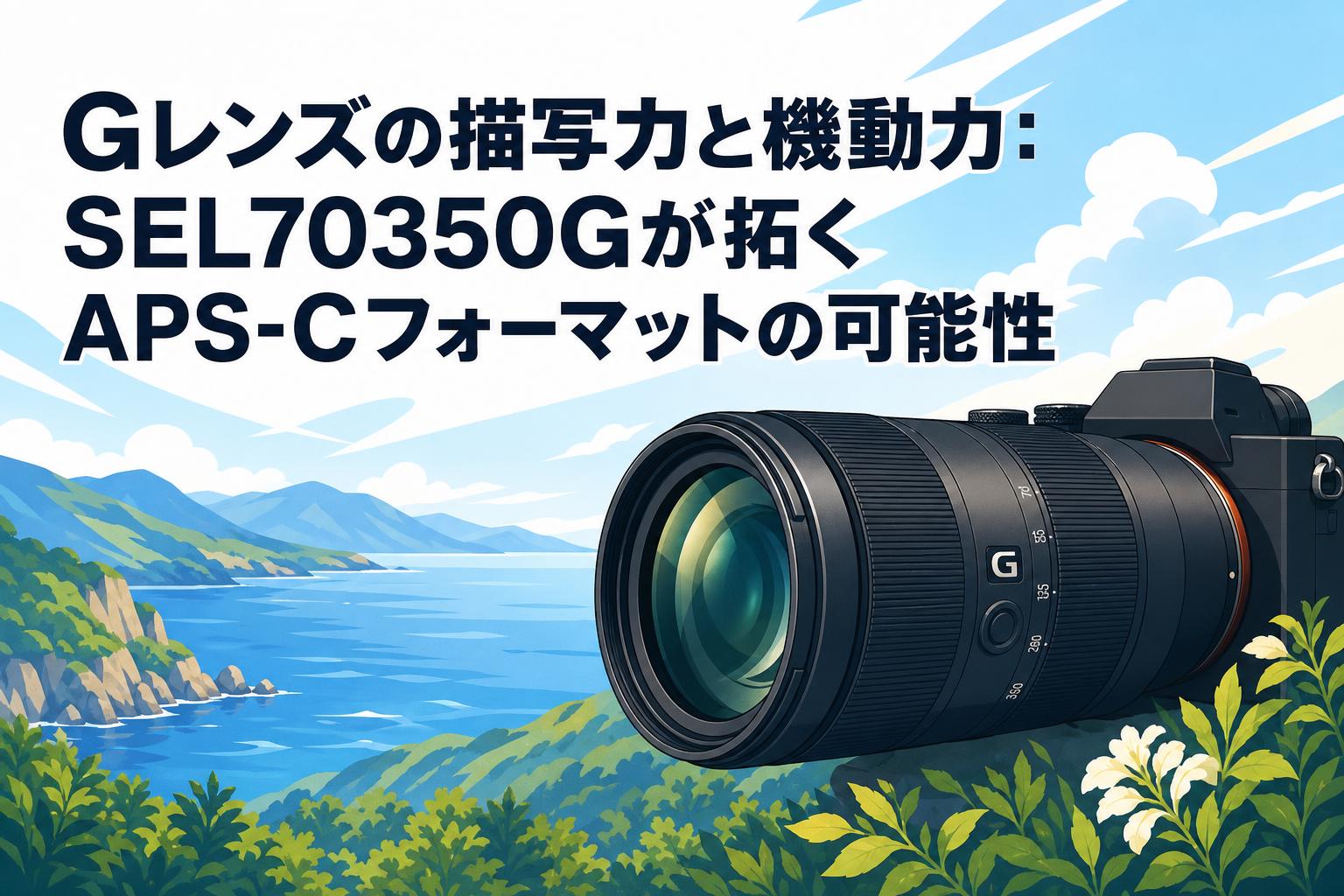 Gレンズの描写力と機動力：SEL70350Gが拓くAPS-Cフォーマットの可能性
