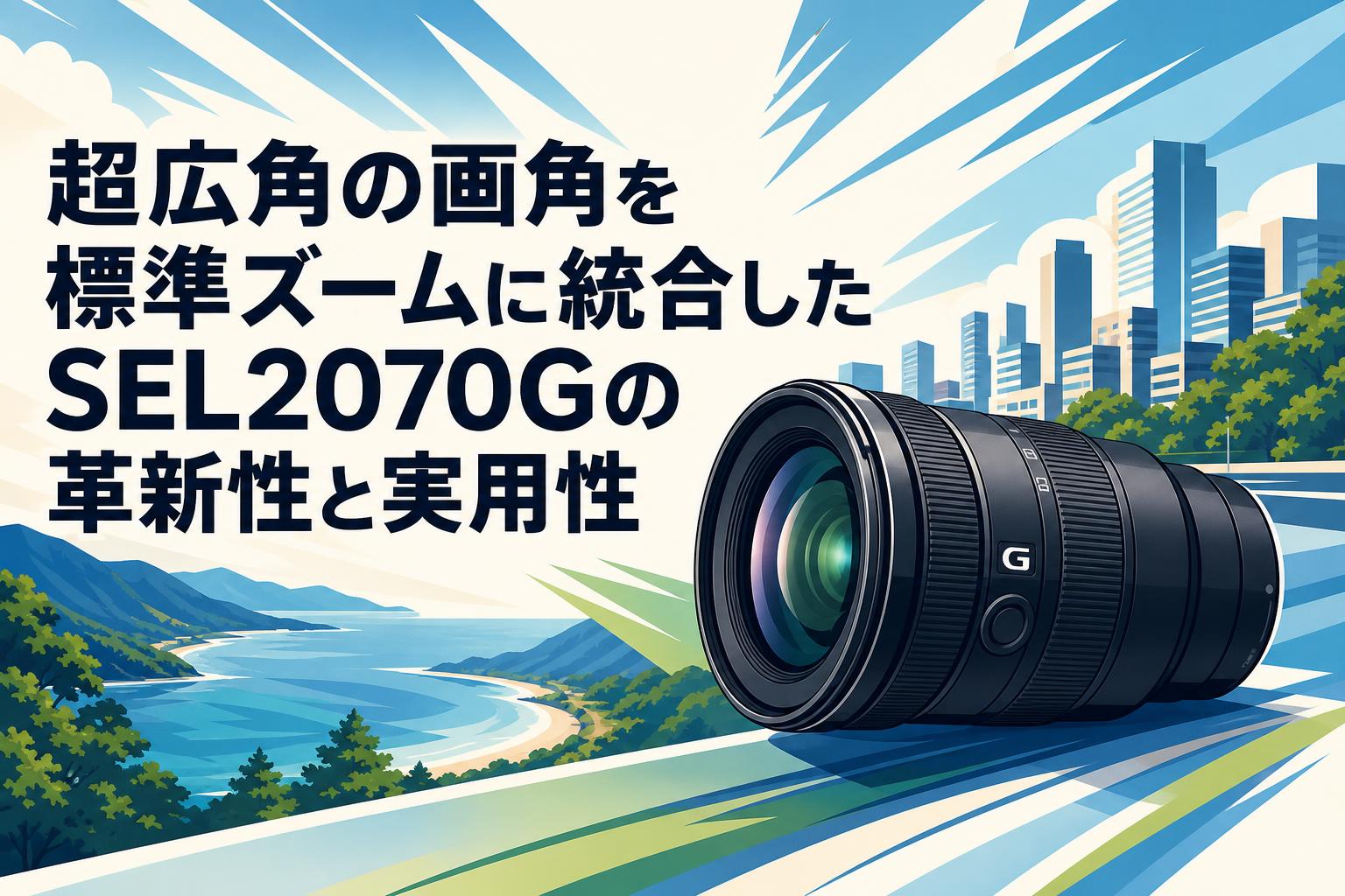 超広角の画角を標準ズームに統合したSEL2070Gの革新性と実用性