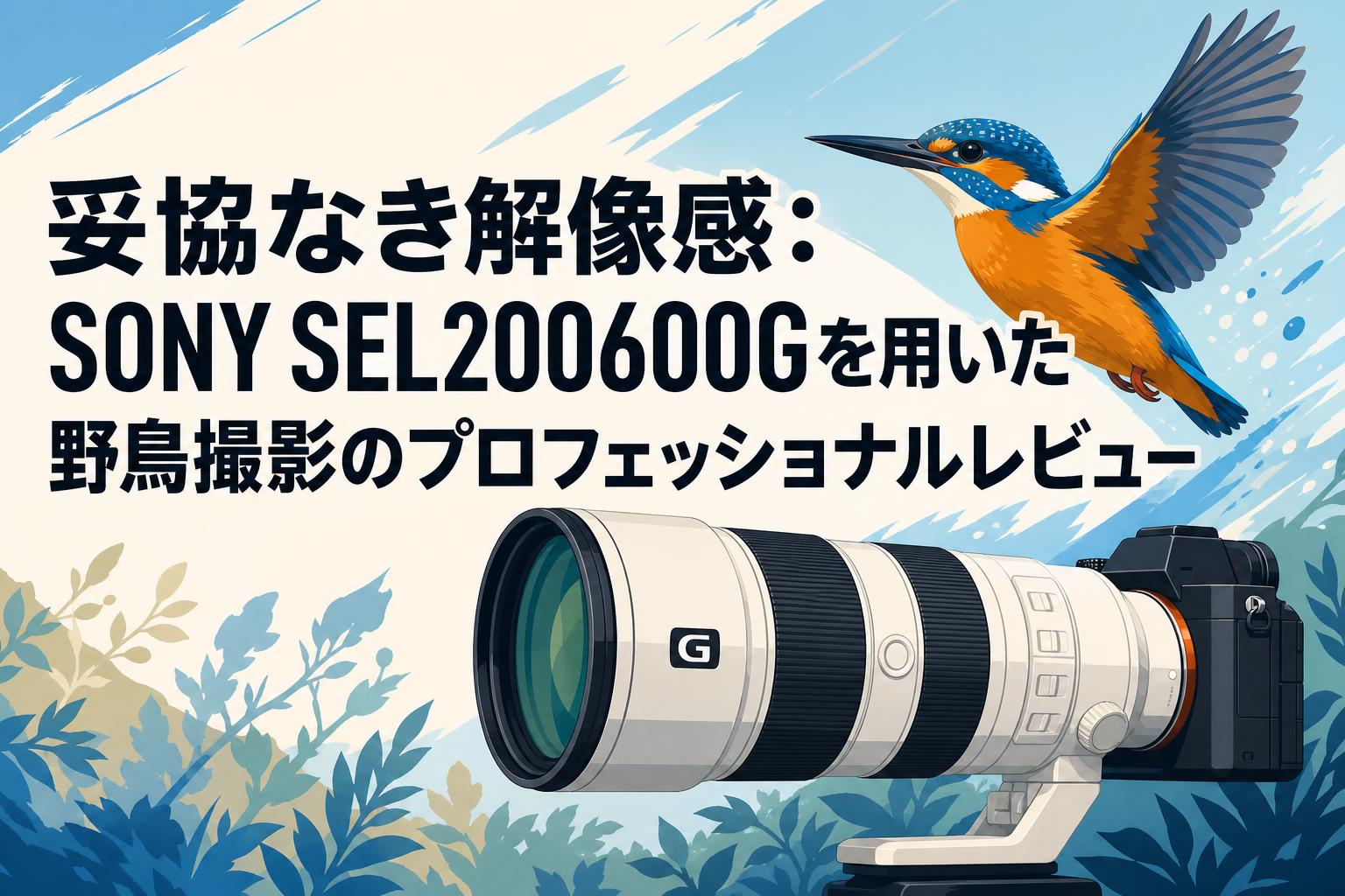 妥協なき解像感：SONY SEL200600Gを用いた野鳥撮影のプロフェッショナルレビュー