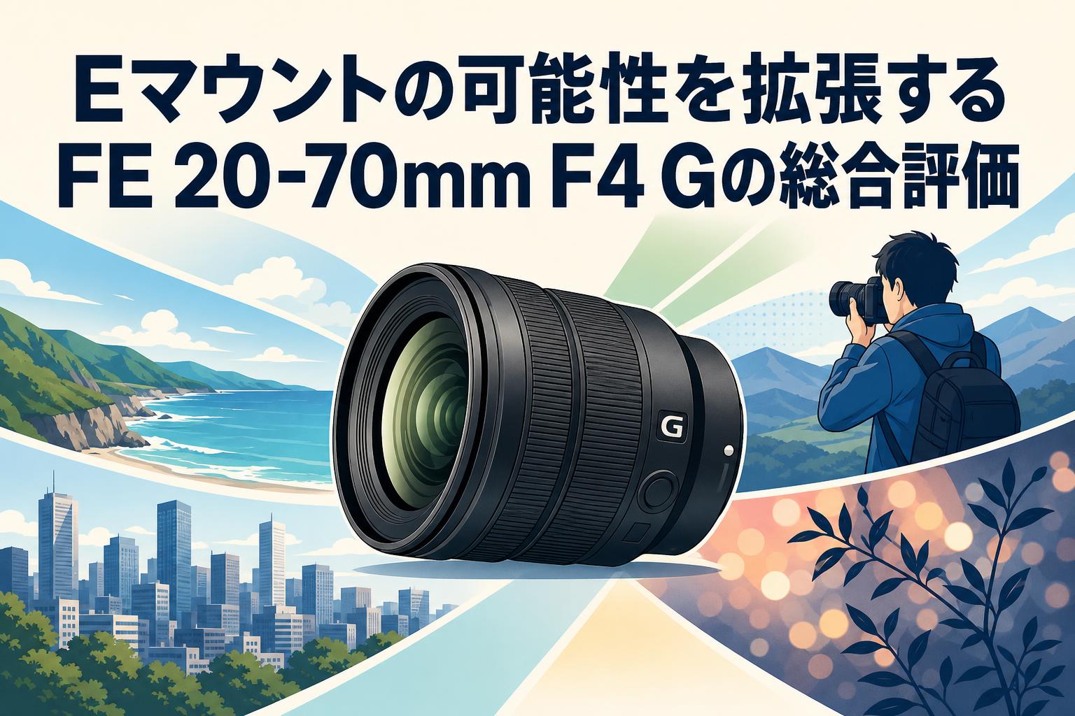 Eマウントの可能性を拡張するFE 20-70mm F4 Gの総合評価