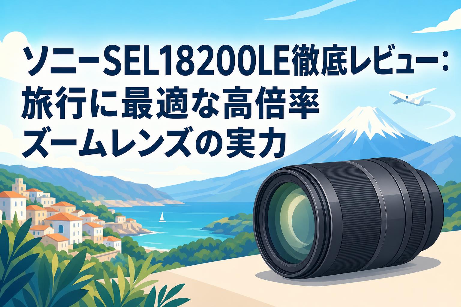 ソニーSEL18200LE徹底レビュー：旅行に最適な高倍率ズームレンズの実力