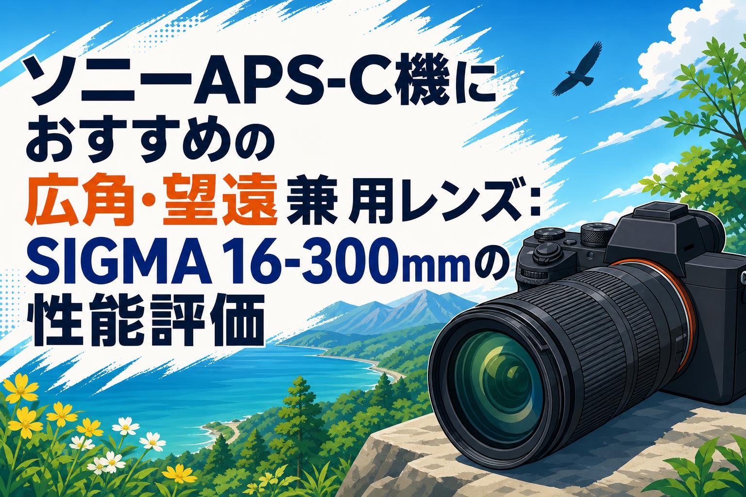 ソニーAPS-C機におすすめの広角・望遠兼用レンズ：SIGMA 16-300mmの性能評価