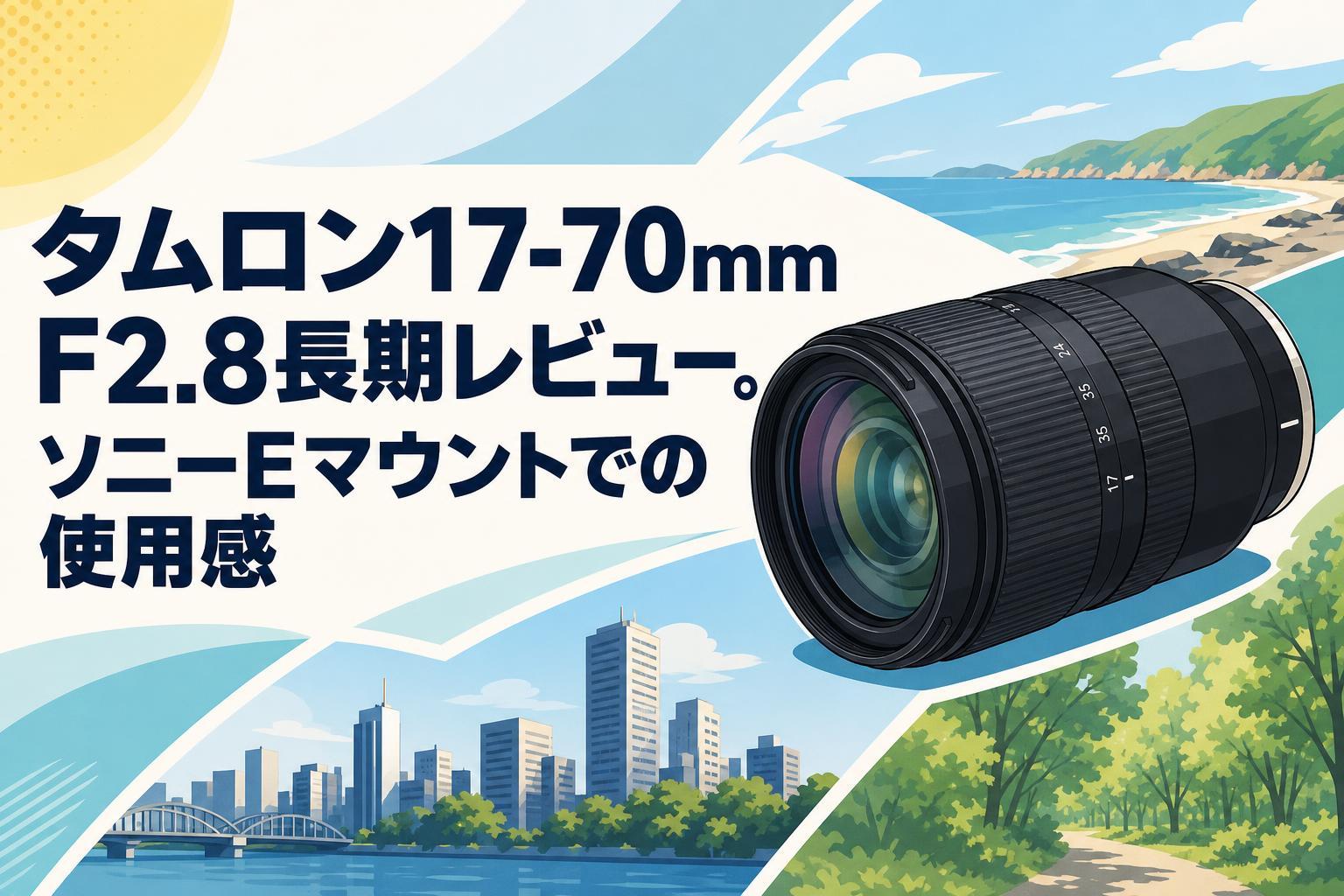 タムロン17-70mm F2.8長期レビュー。ソニーEマウントでの使用感