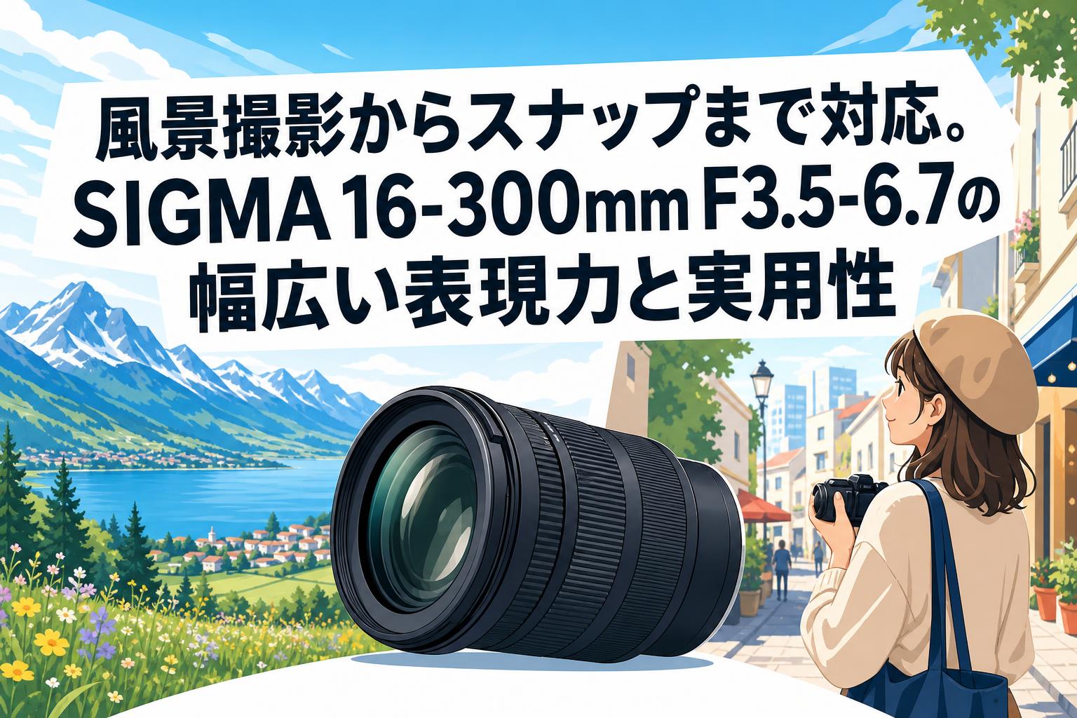 風景撮影からスナップまで対応。SIGMA 16-300mm F3.5-6.7の幅広い表現力と実用性