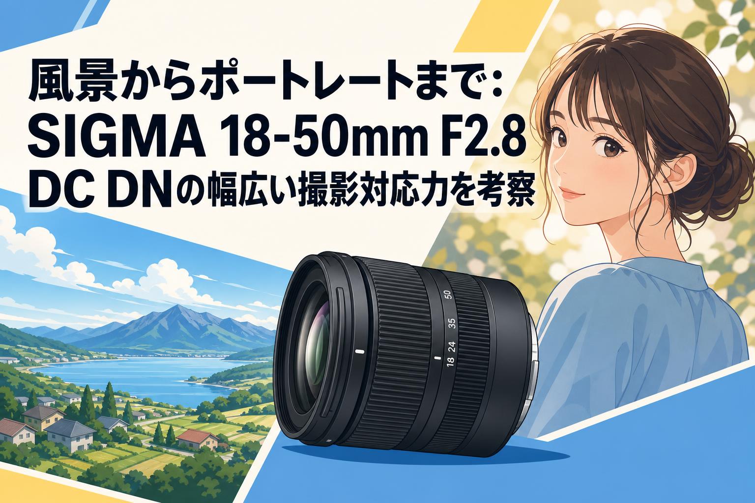 風景からポートレートまで：SIGMA 18-50mm F2.8 DC DNの幅広い撮影対応力を考察