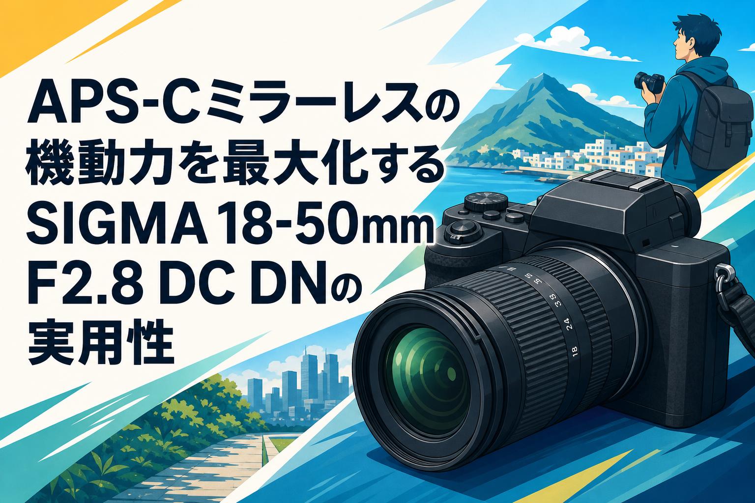 APS-Cミラーレスの機動力を最大化するSIGMA 18-50mm F2.8 DC DNの実用性